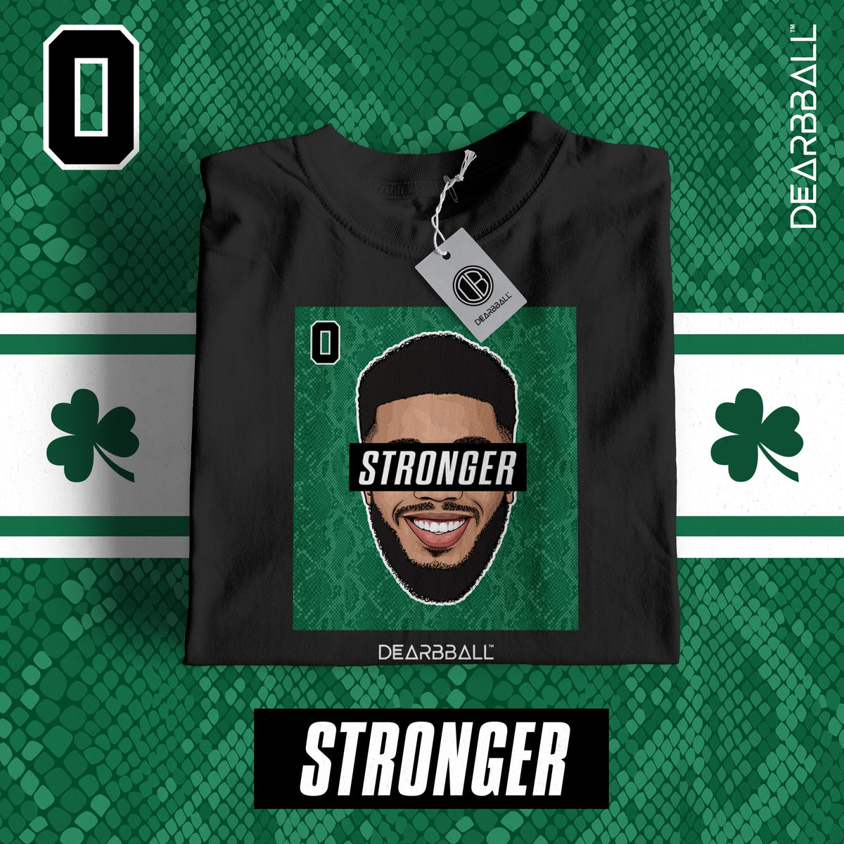 DearBBall T-Shirt - STRONGER Snake Skin Edition