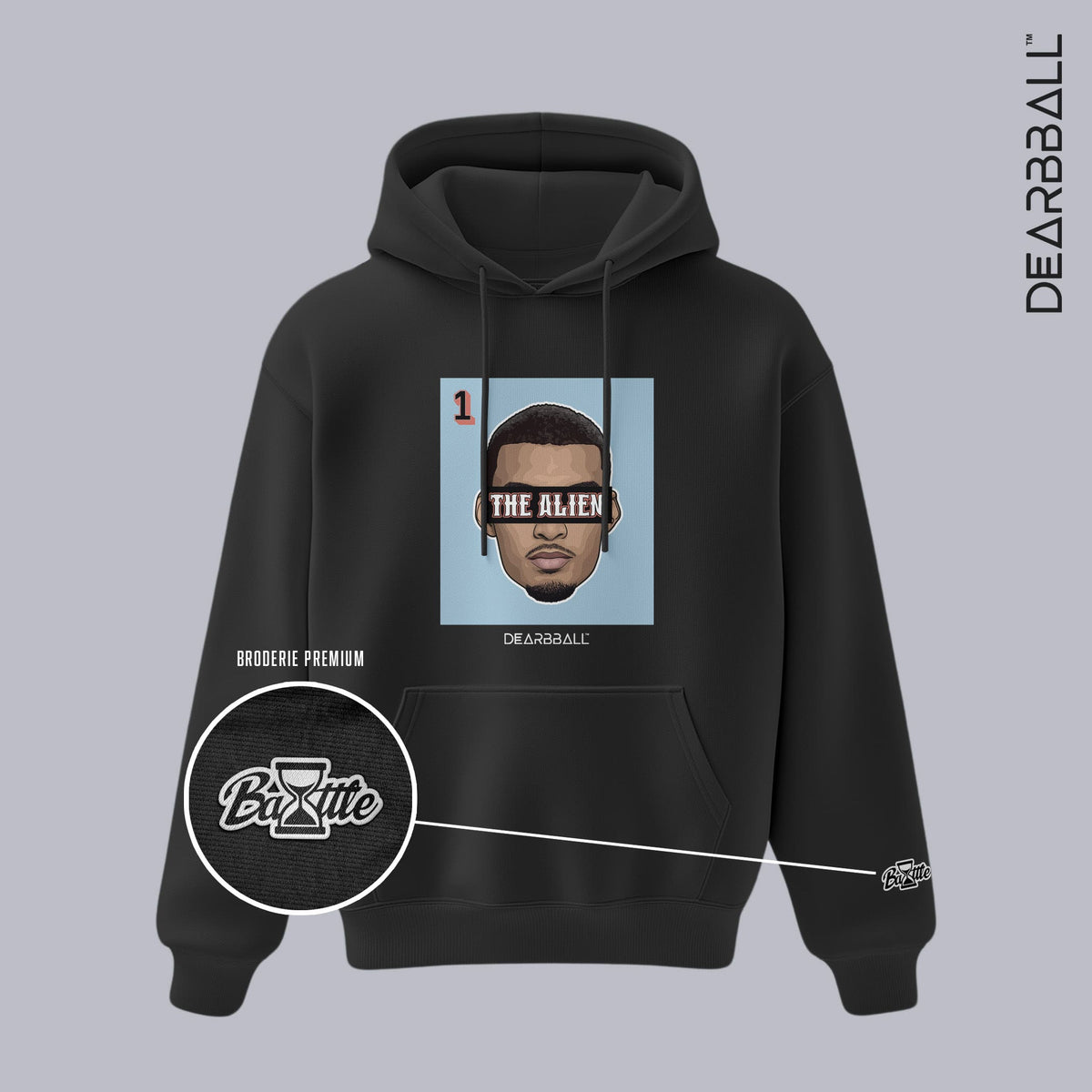 Sudadera con Capucha DearBBall - The AL1EN BOG Edición Premium