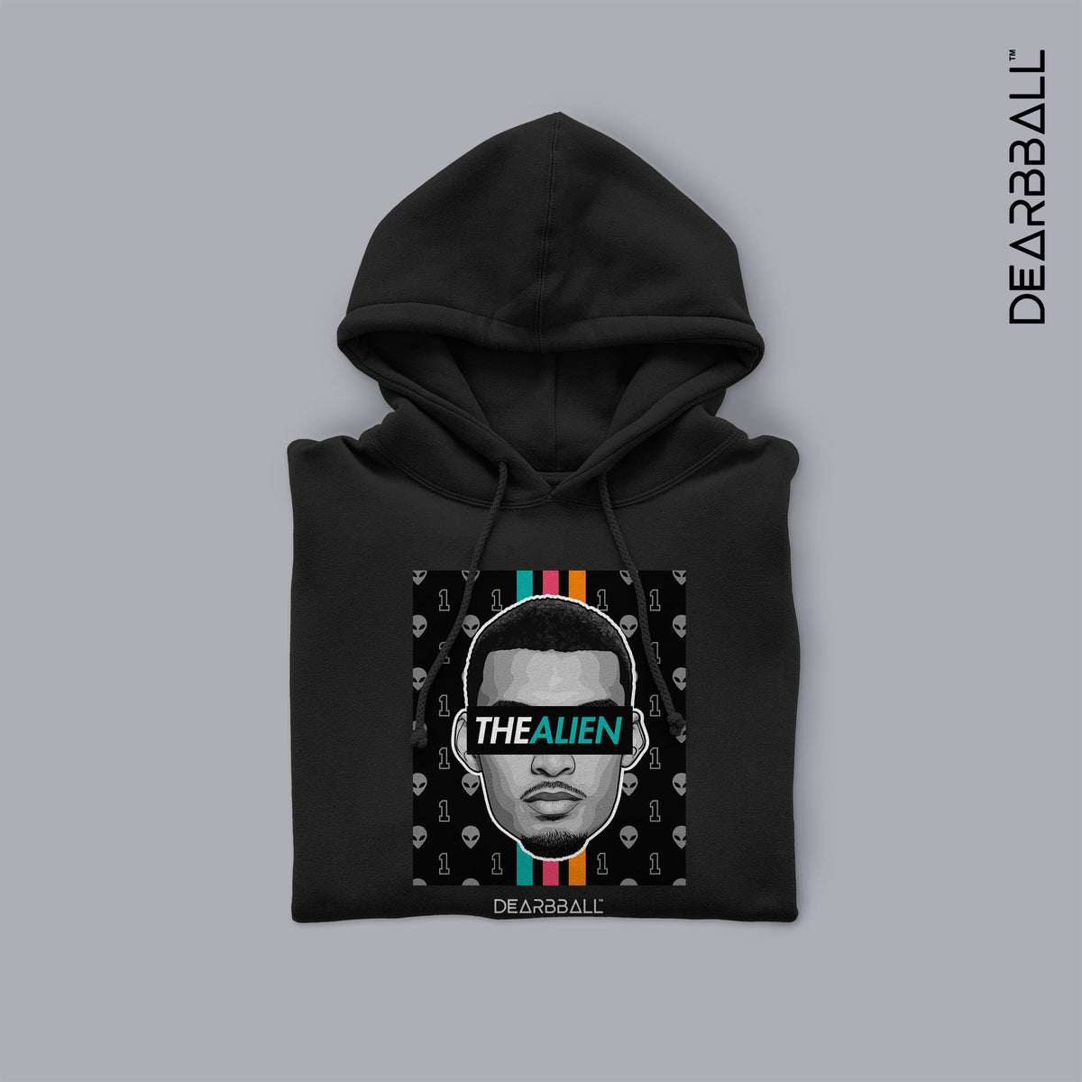 DearBBall Hoodie - TheAL1EN Pattern Fiesta Edition