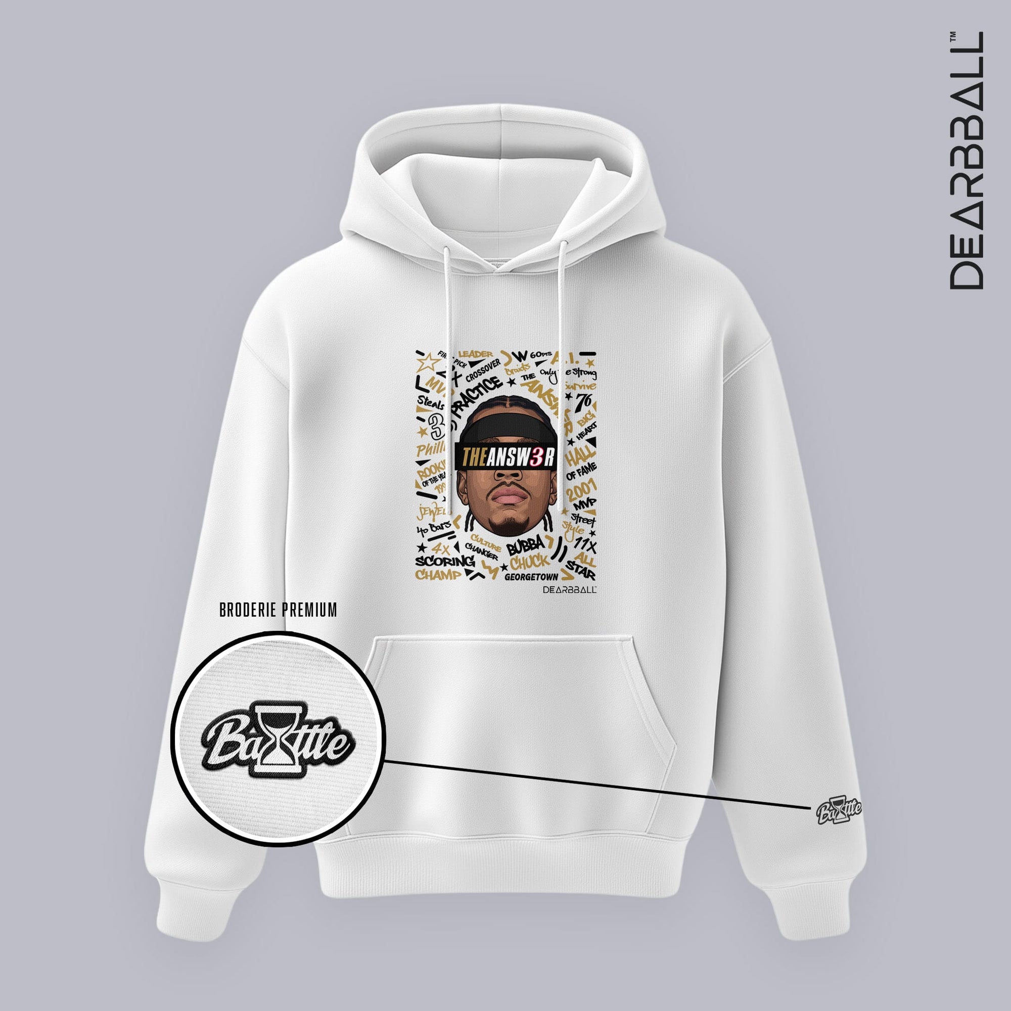 DearBBall Sweat à Capuche - The ANSWER WORDS MATTER BOG Premium Edition