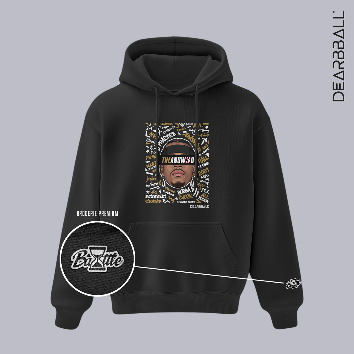 DearBBall Sweat à Capuche - The ANSWER WORDS MATTER BOG Premium Edition
