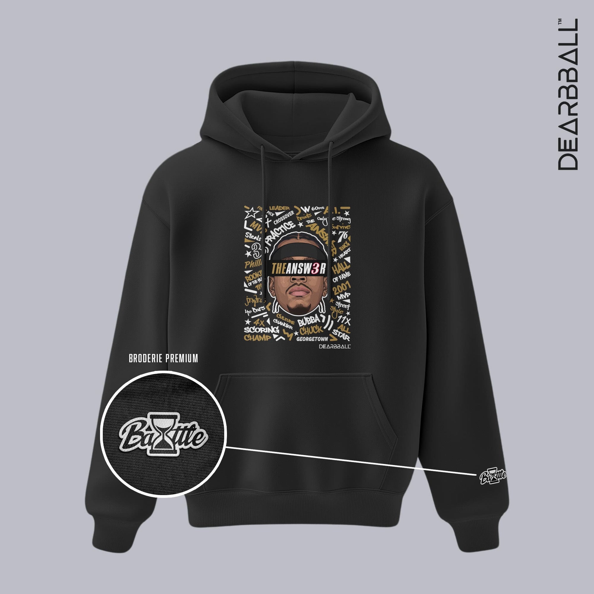 DearBBall Sweat à Capuche - The ANSWER WORDS MATTER BOG Premium Edition