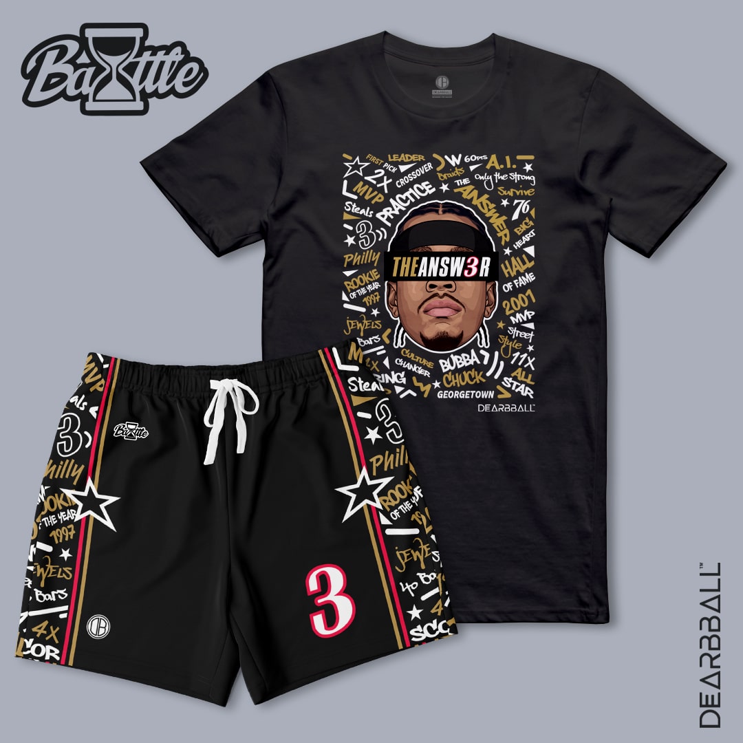 DearBBall Ensemble Short T-Shirt - TheANSWER WORDS MATTER BOG Premium Edition