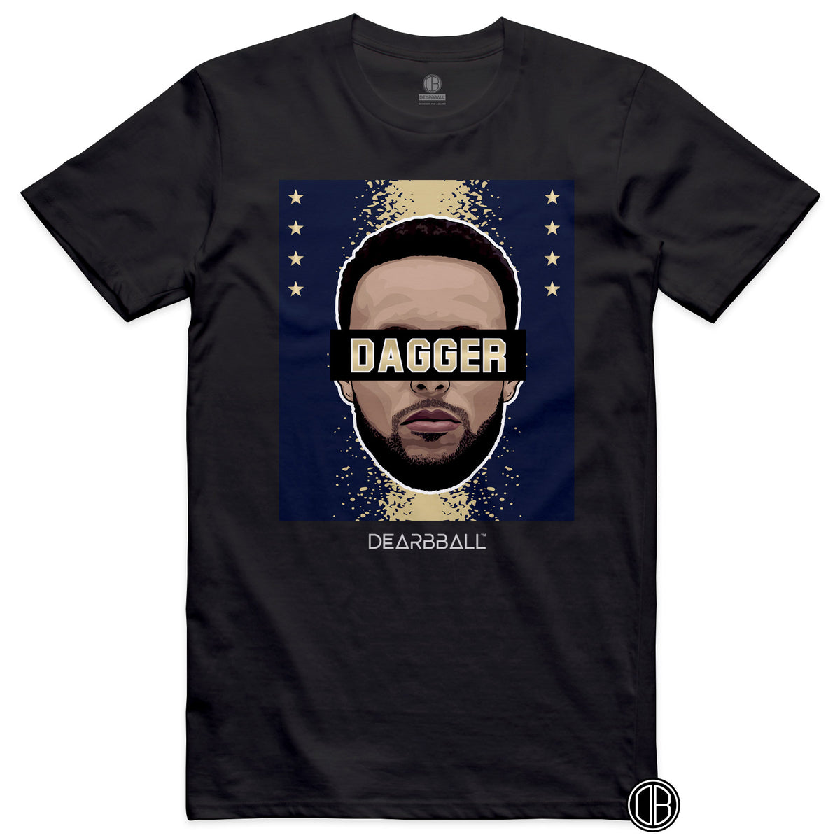 DearBBall Ensemble Short Mesh T-Shirt - DAGGER STARS GOLD Edition