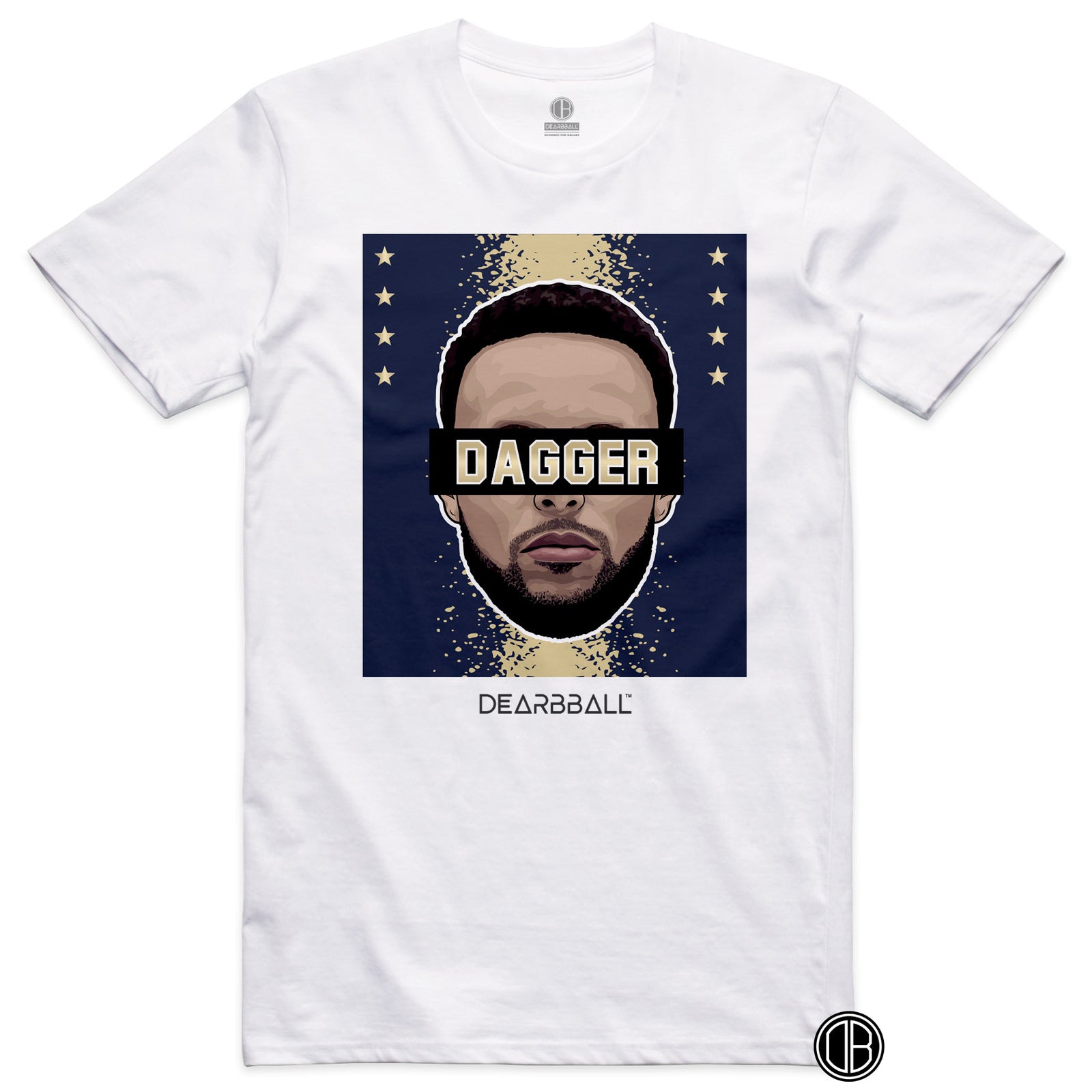 DearBBall Sett Kort Mesh T-skjorte - DAGGER STARS GOLD Edition