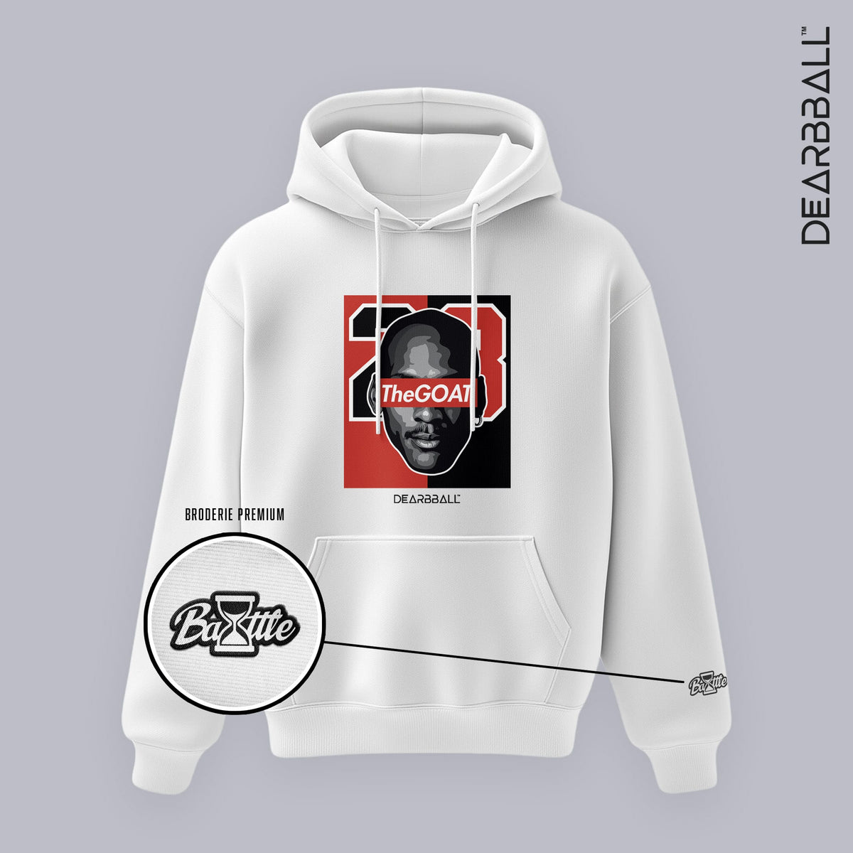 DearBBall Sweat à Capuche - GOAT 23 BOG Premium Edition