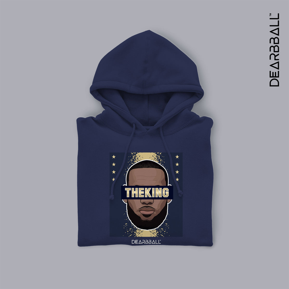 DearBBall Sweat à Capuche - The King Gold Edition