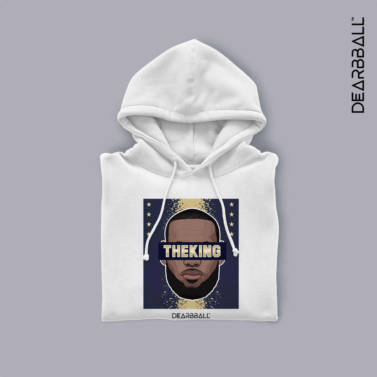 DearBBall Sweat à Capuche - The King Gold Edition