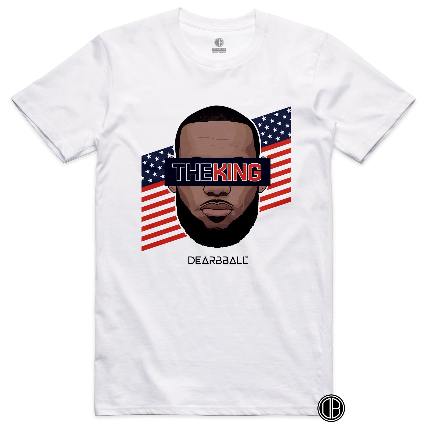 [ENFANT] DearBBall T-Shirt - The KING USA Stripes Edition