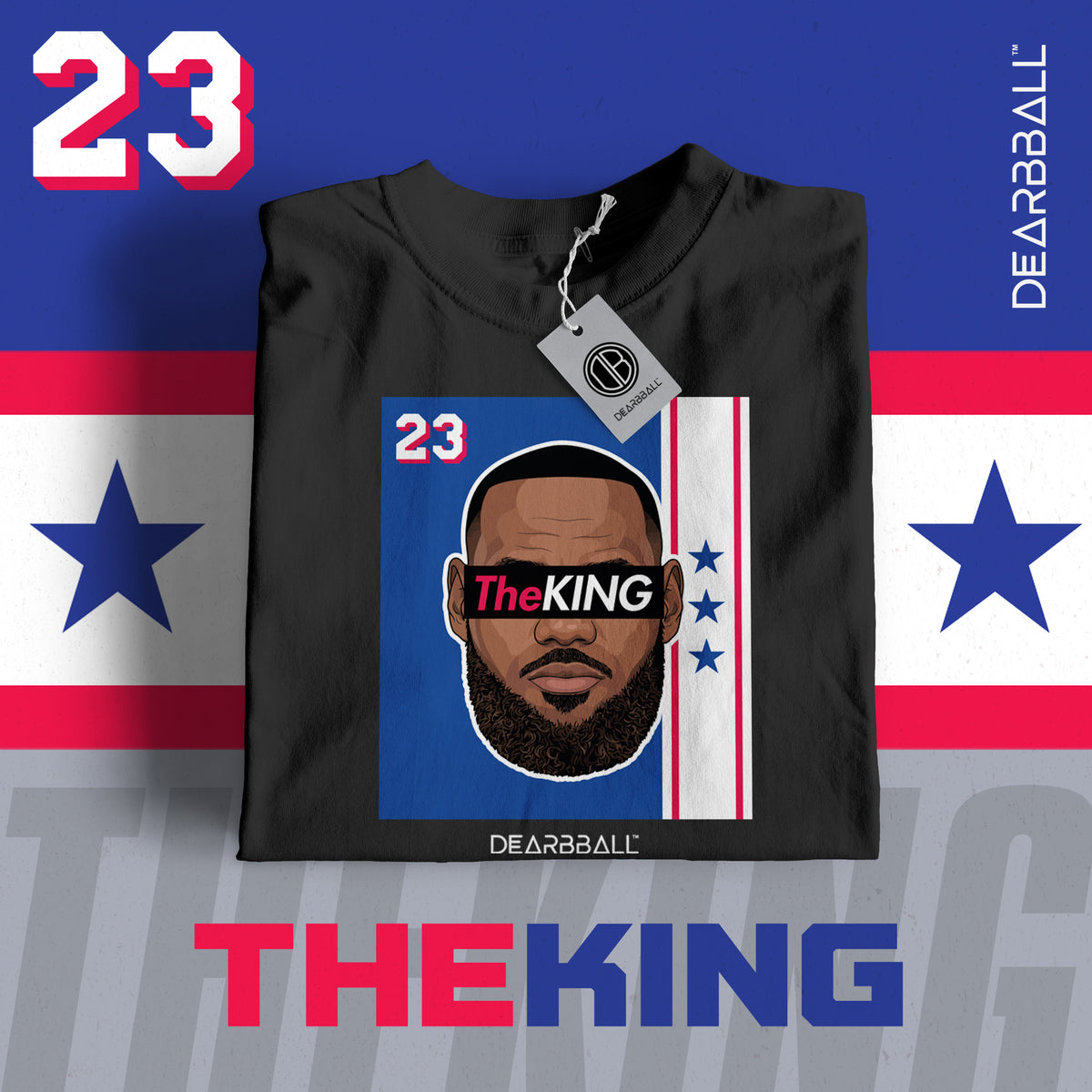 DearBBall T-Shirt - TheKING Phila Edition
