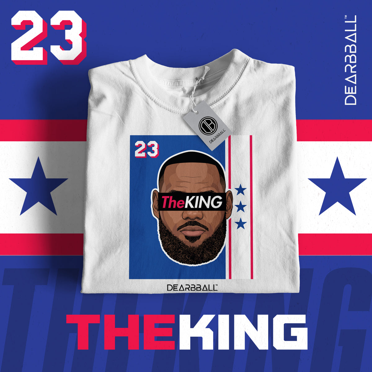 DearBBall T-Shirt - TheKING Phila Edition