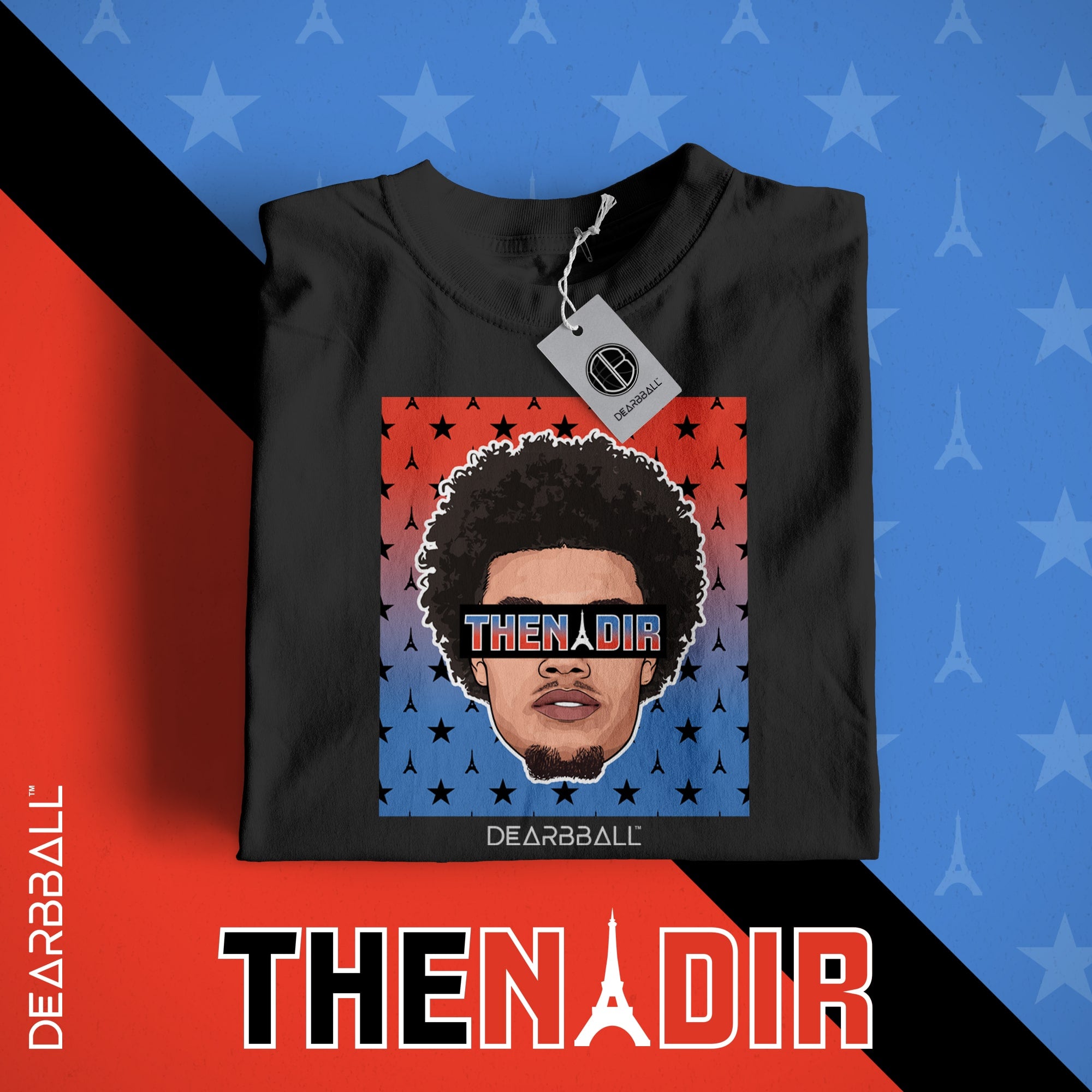 DearBBall T-Shirt - The NADIR Paris Gradient Edition