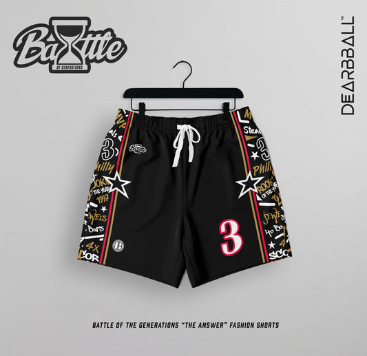 DearBBall Pantaloncini Fashion - Edizione TheANSWER Words Matter