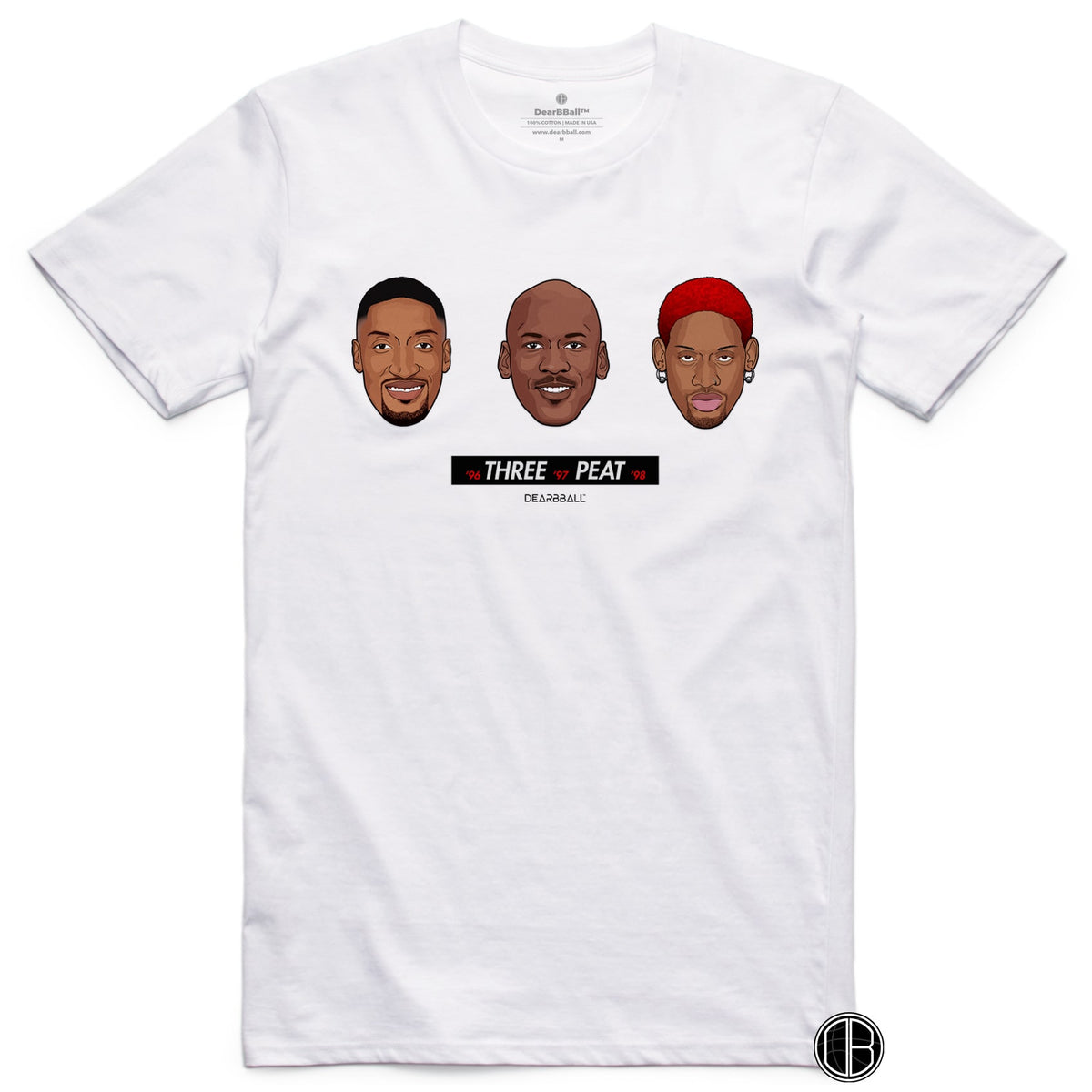 DearBBall T-Shirt - Three Peat Chicago Legends Edition