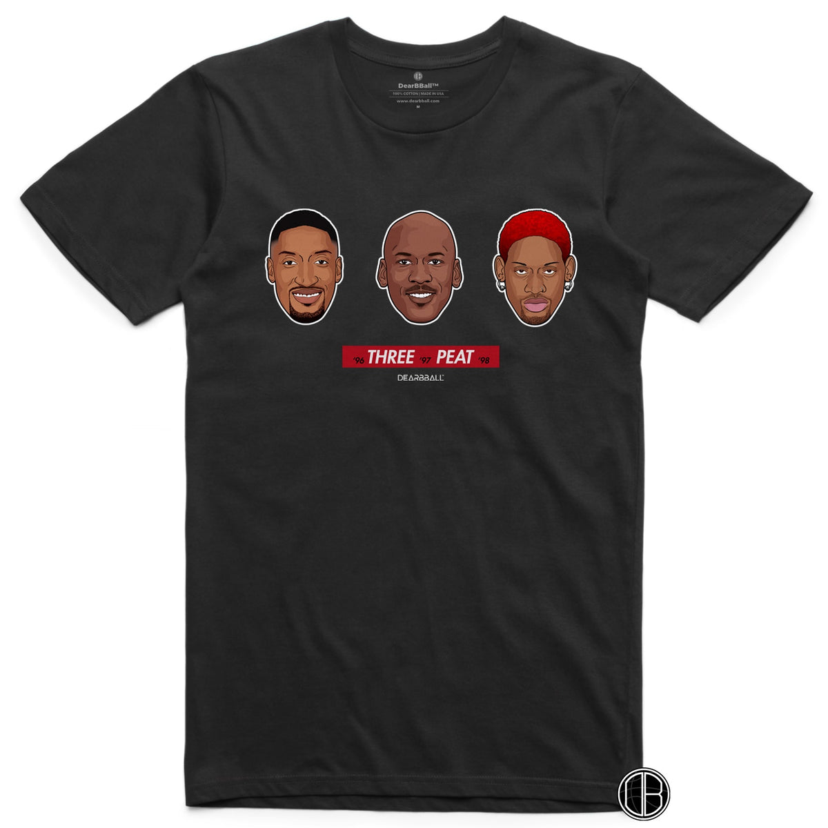 DearBBall T-Shirt - Three Peat Chicago Legends Edition