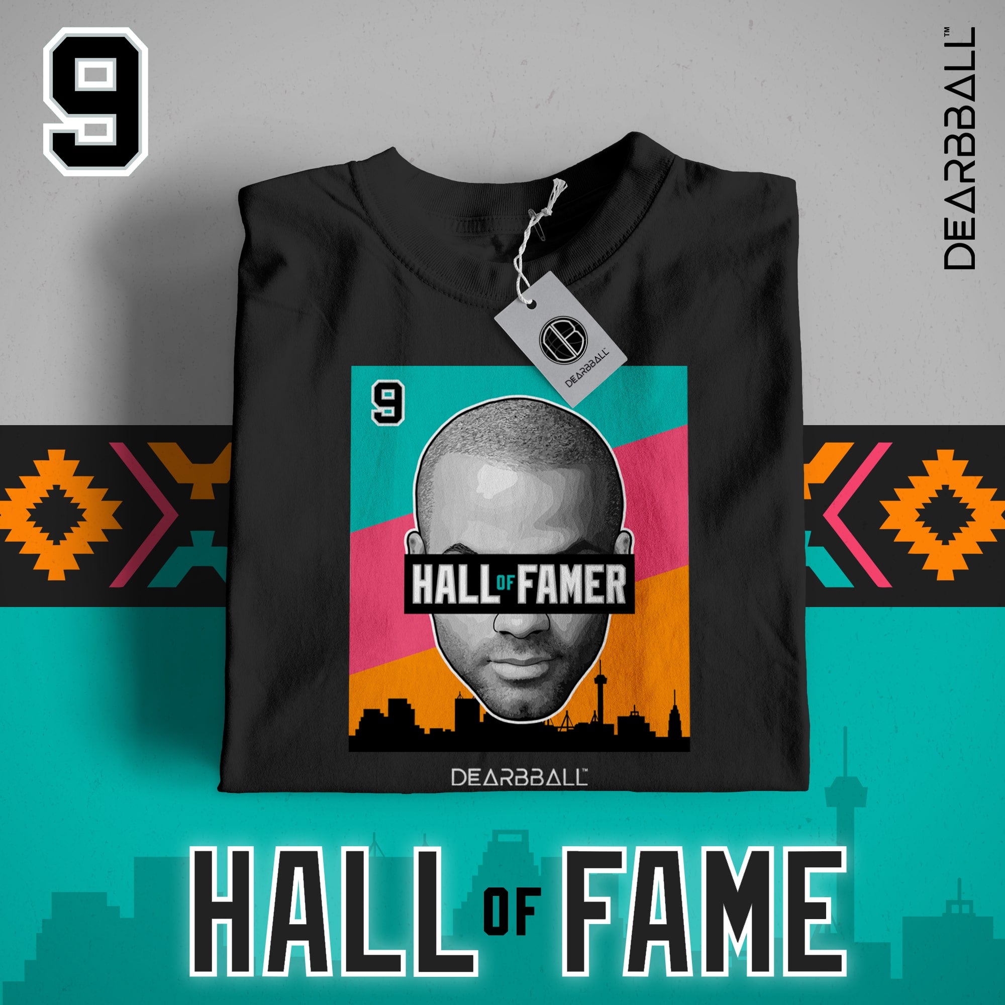 Camiseta DearBBall - HALL of FAMER 9 Edición