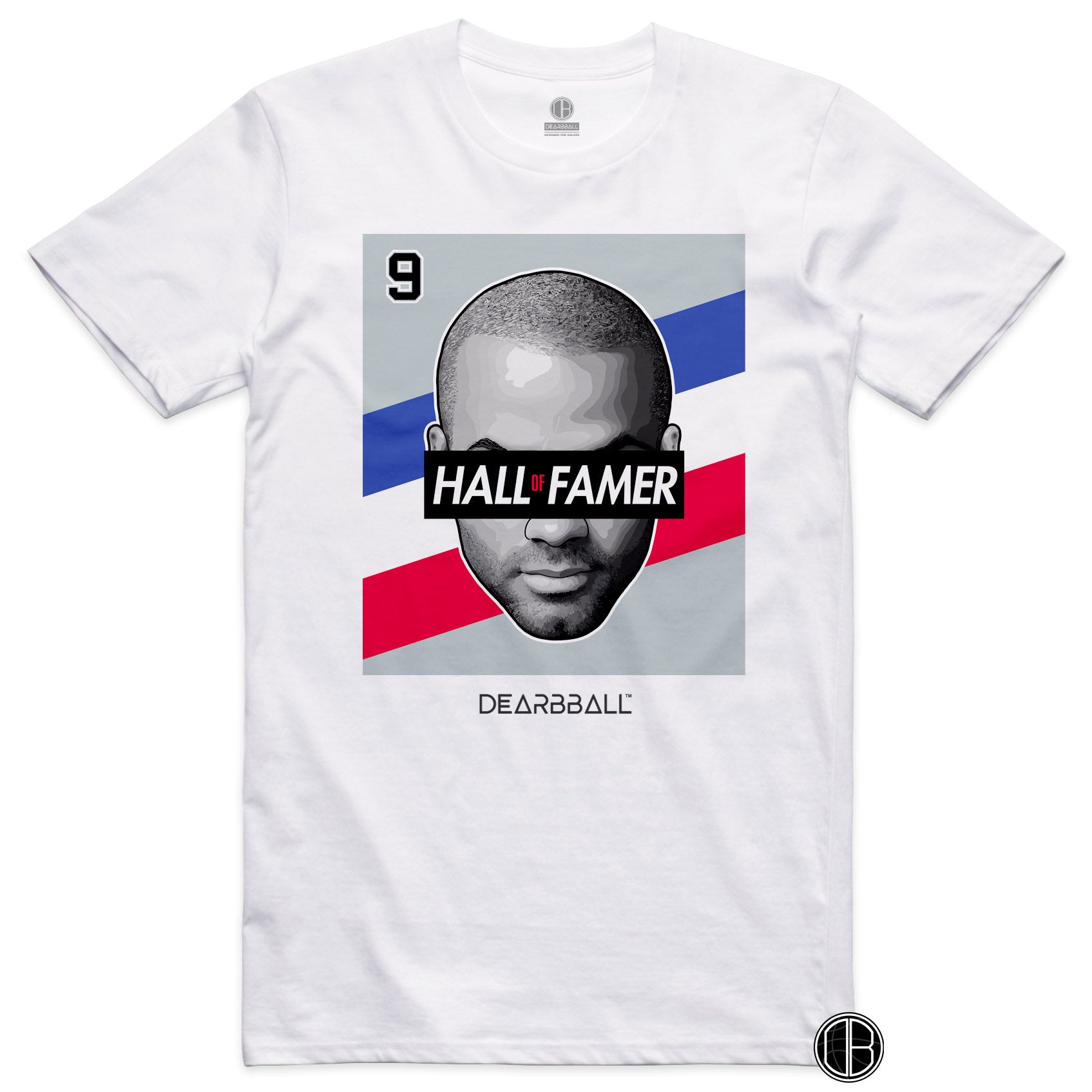 Maglietta DearBBall - HALL of FAMER 9 Francia