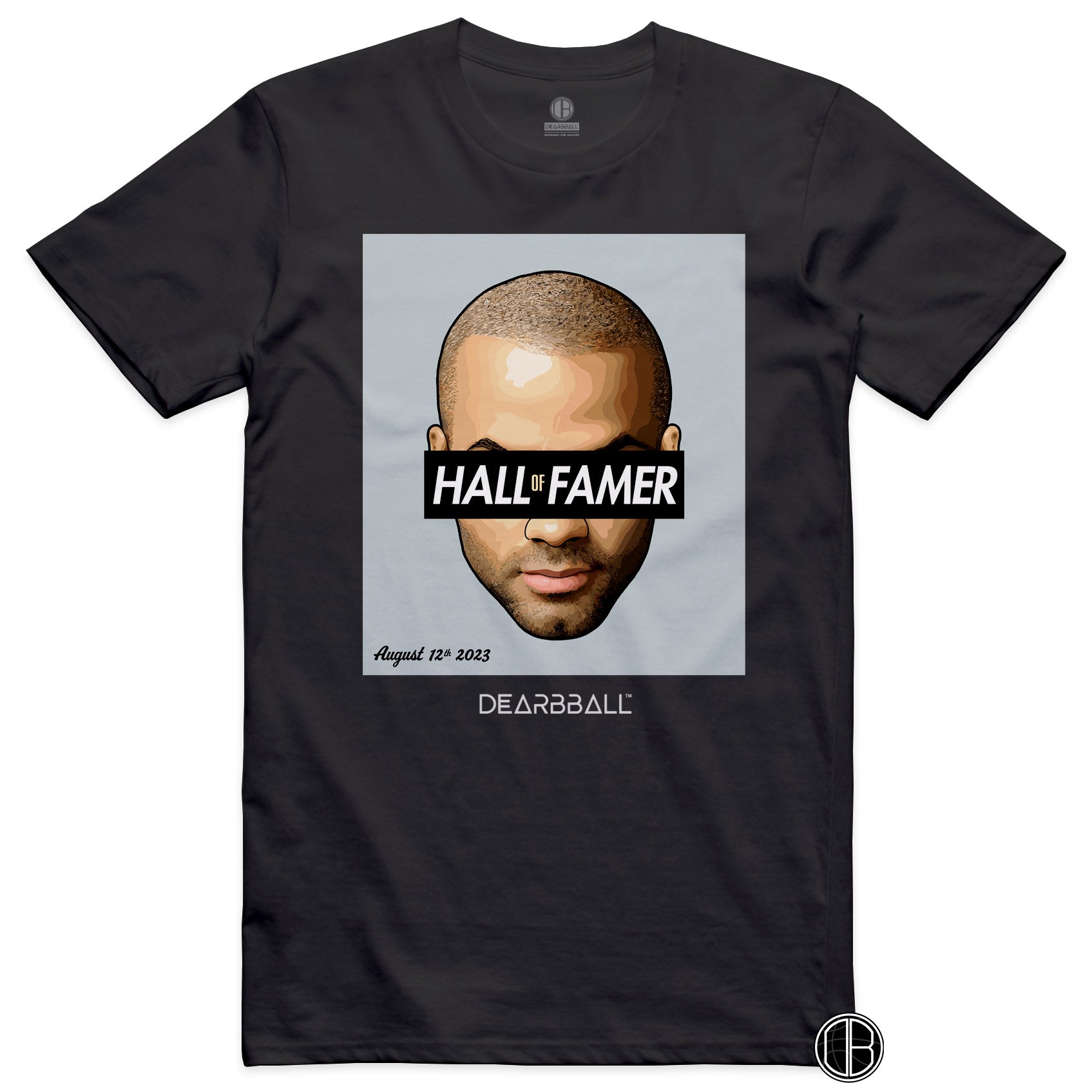 Camiseta DearBBall - HALL of FAMER 12 23 de agosto