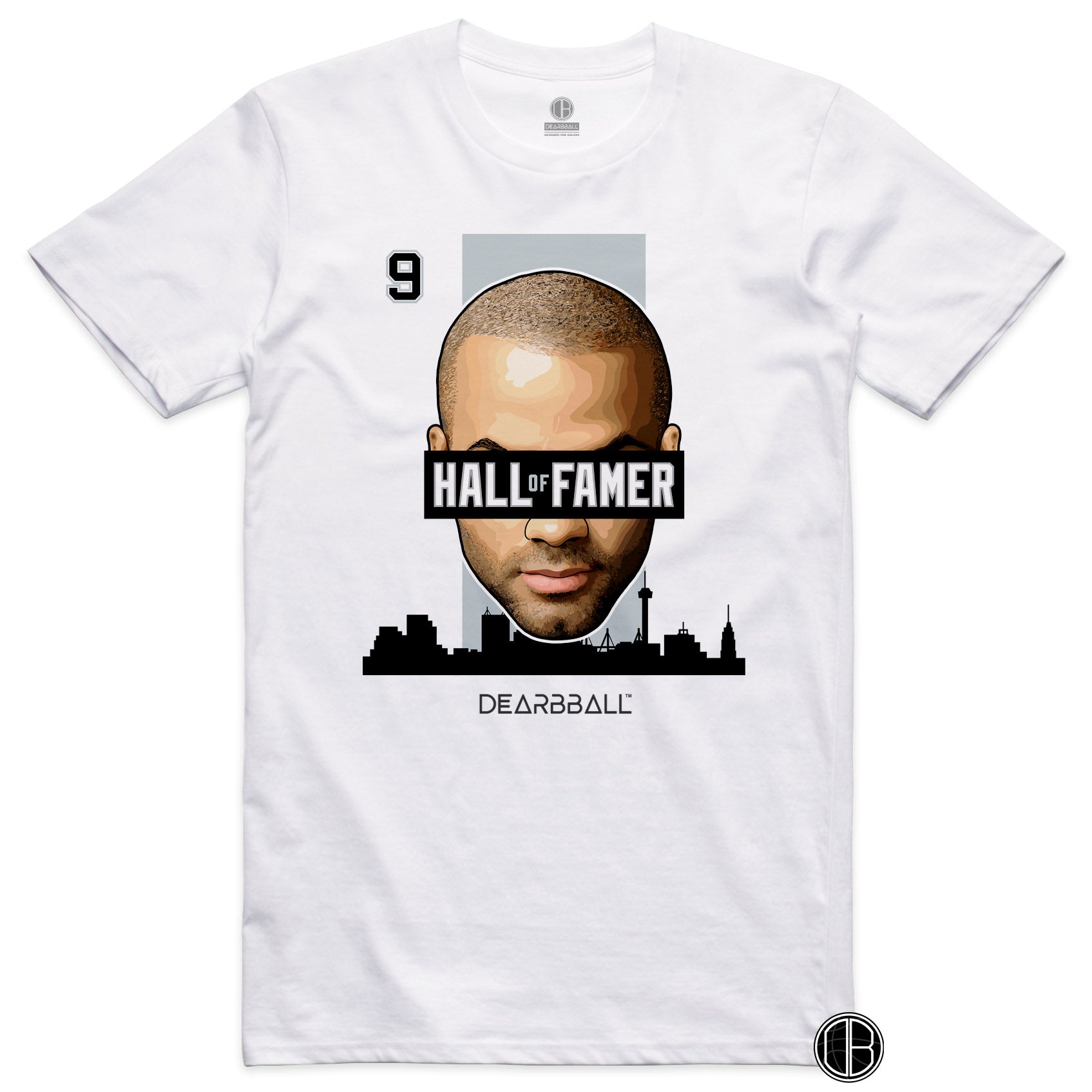 T-shirt DearBBall Pack 3 - Hall of Famer 9 San Antonio