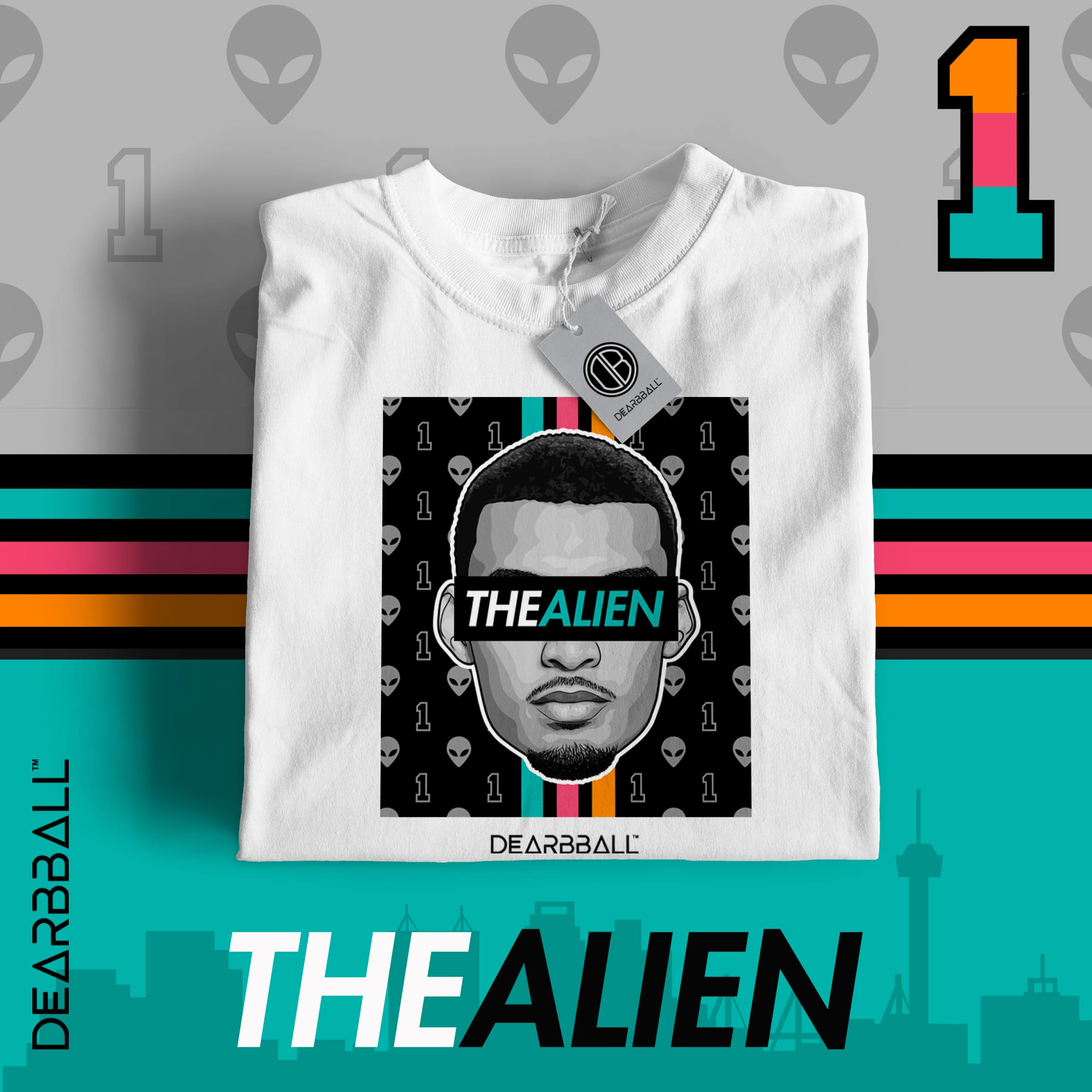 [ENFANT] T-Shirt - TheAL1EN Pattern Fiesta Edition