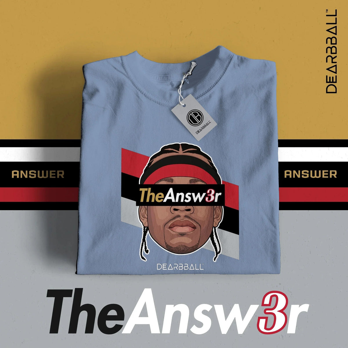 TheANSW3R Stripes Edition - Dark Heather Blue