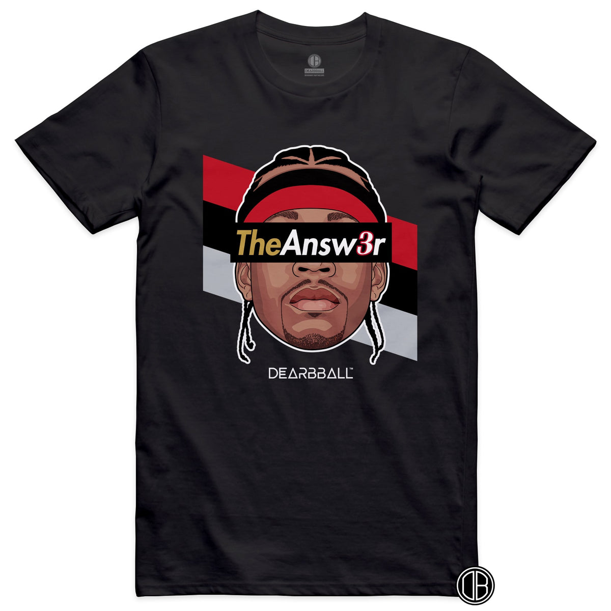 DearBBall T-Shirt - TheANSW3R Stripes Edition