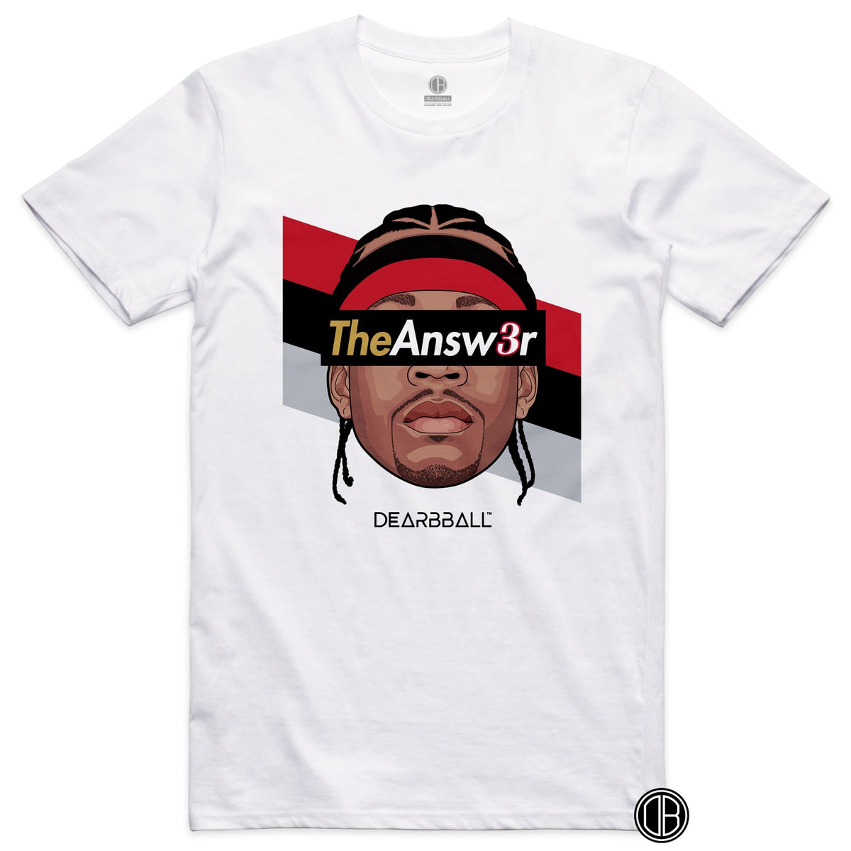 DearBBall T-Shirt - TheANSW3R Stripes Edition