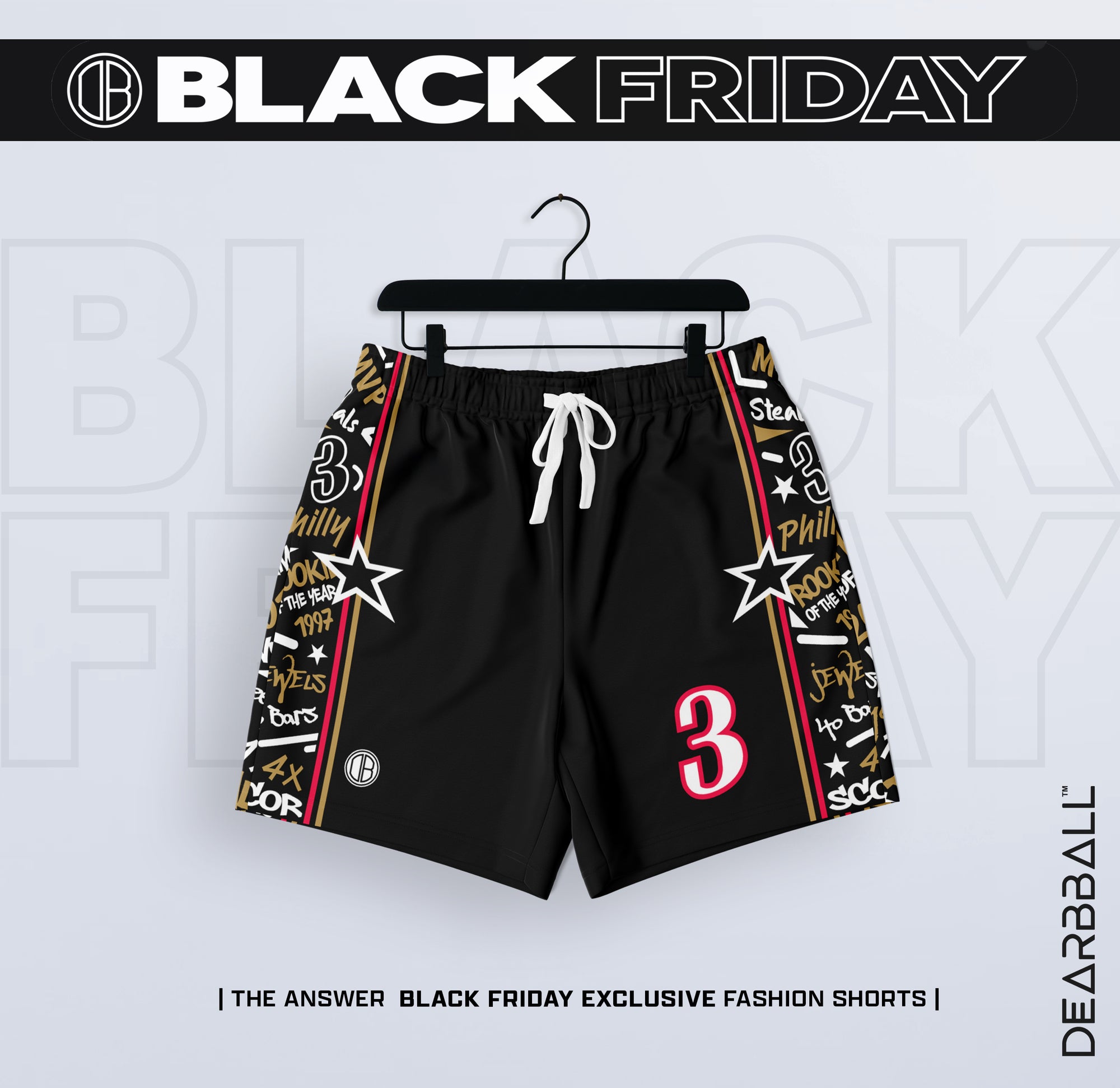 DearBBall Fashion Short - TheANSWER Words Matter Edition