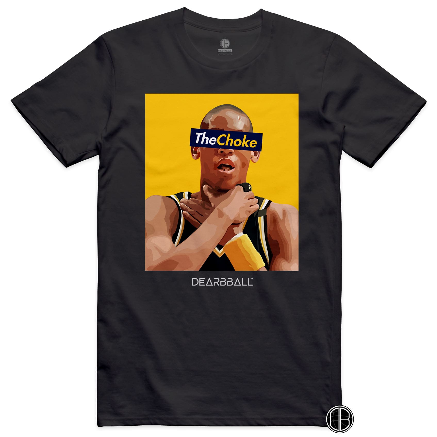 Camiseta DearBBall - La ilustración CHOKE Edición amarilla