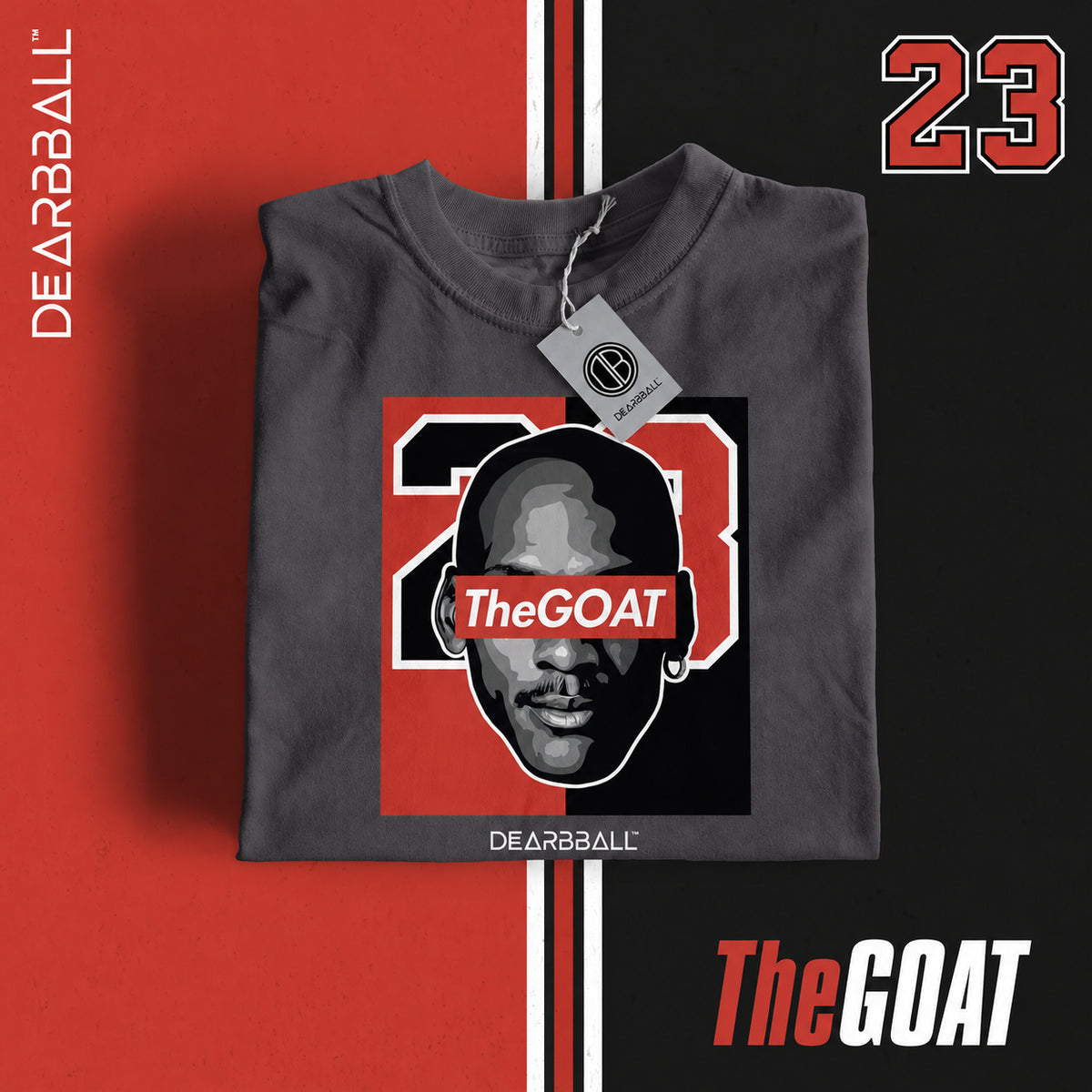 DearBBall T-skjorte - TheGOAT 23 Bicolor Edition