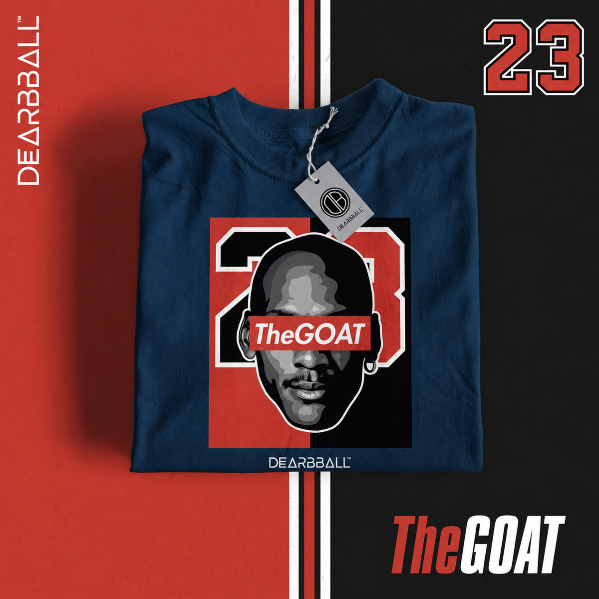 DearBBall T-skjorte - TheGOAT 23 Bicolor Edition