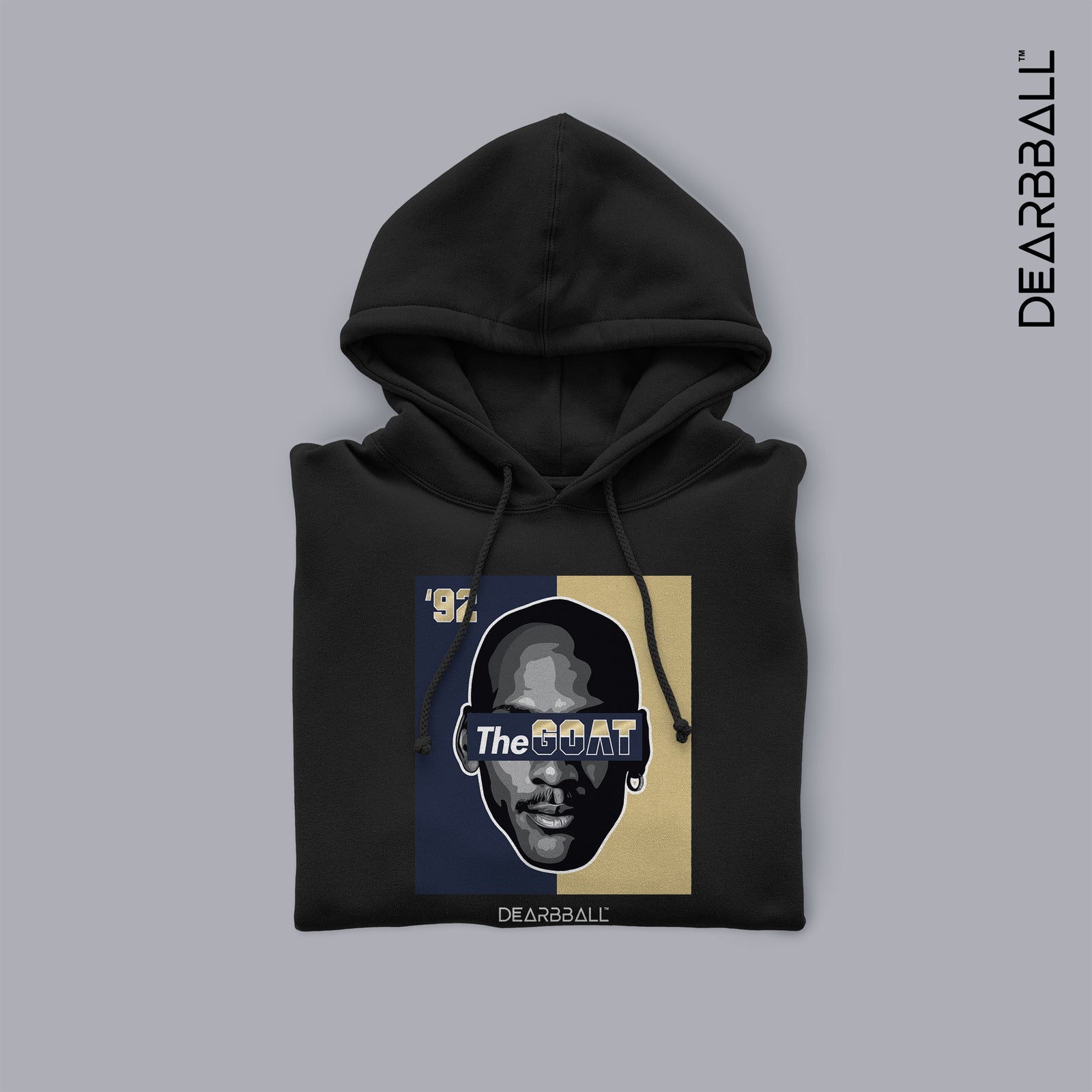 DearBBall Sweat à Capuche - The GOAT Dream Team 92 Gold Edition