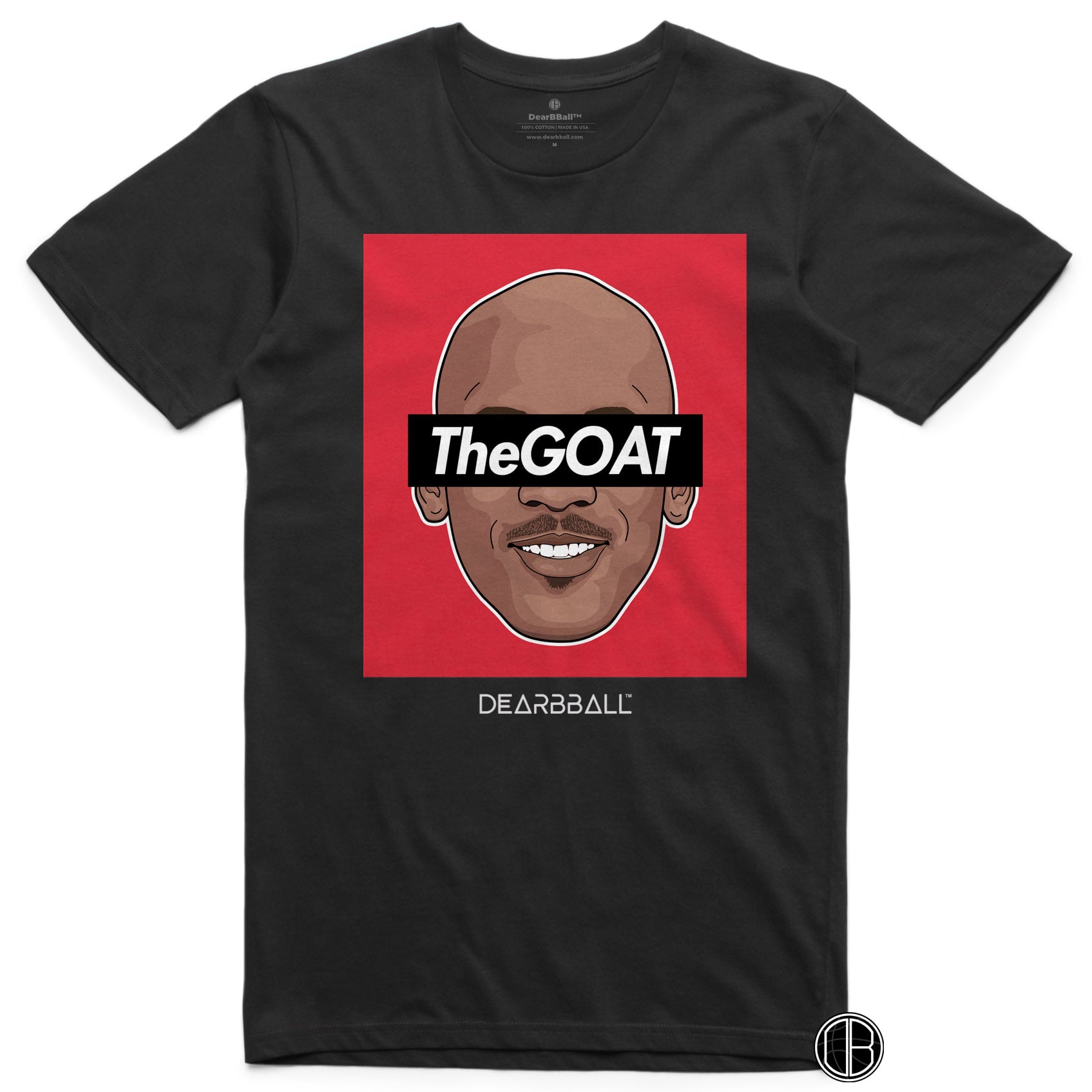 Maglietta DearBBall - TheGOAT Red Edition
