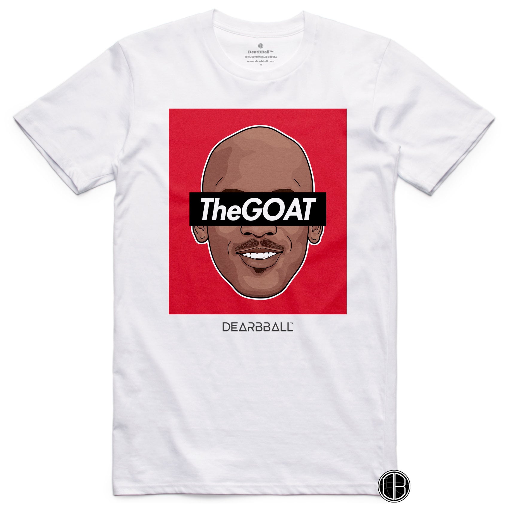 Maglietta DearBBall - TheGOAT Red Edition