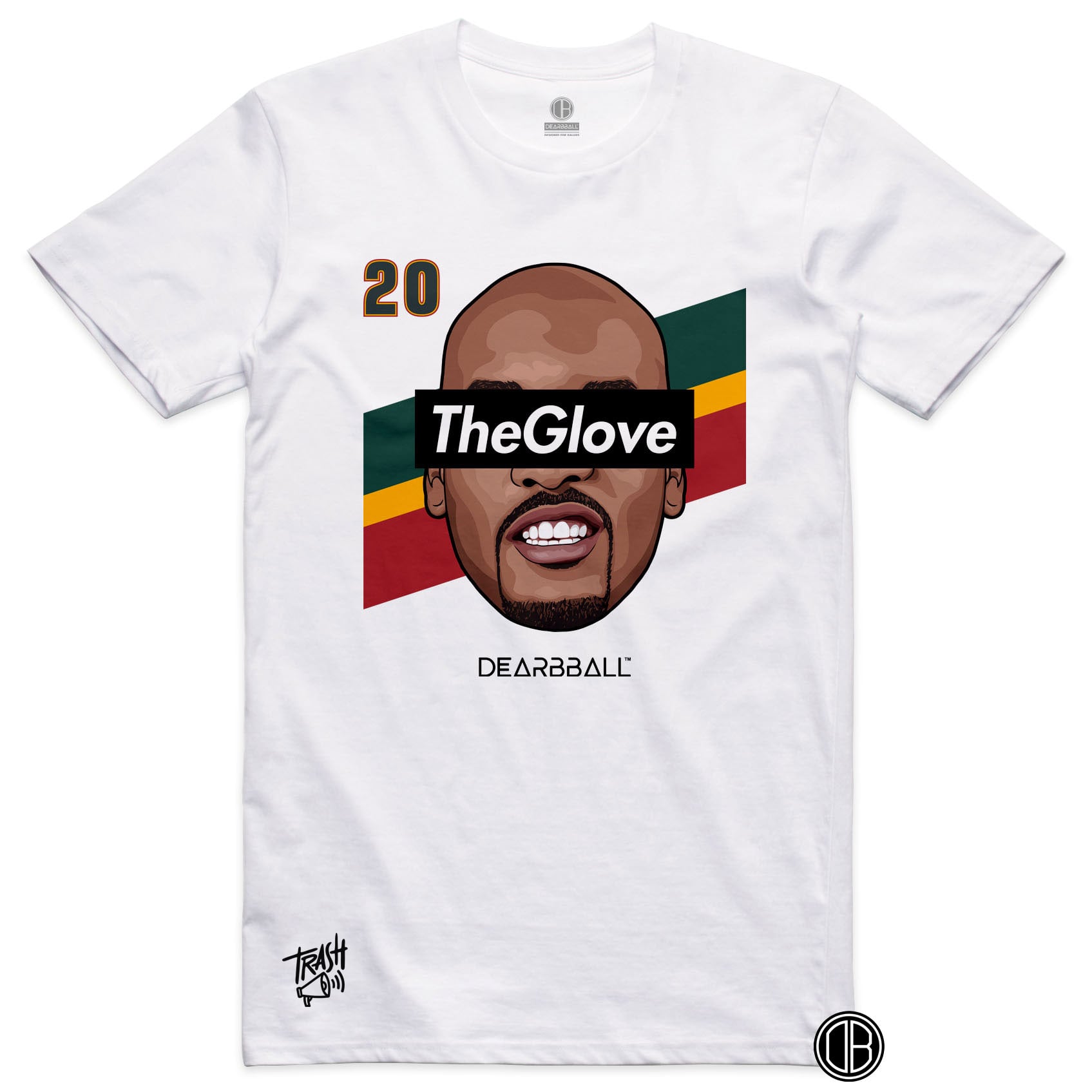 DearBBall Premium T-Shirt - TheGlove Seattle Trash 📢 Broderie Edition