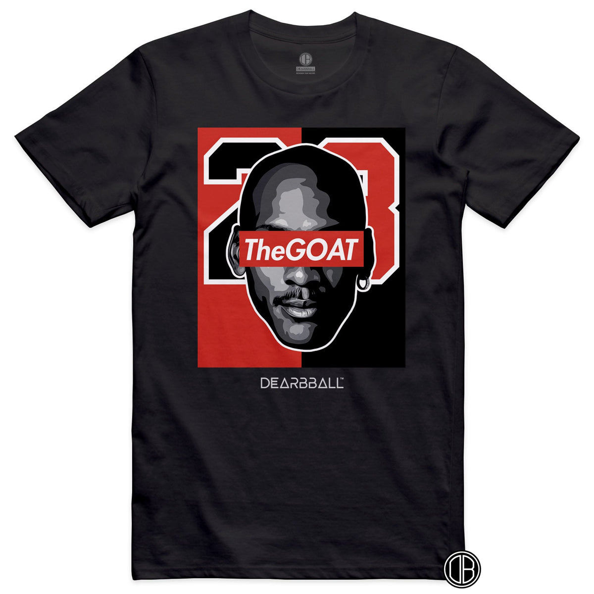DearBBall T-Shirt - TheGOAT 23 Bicolor Edition