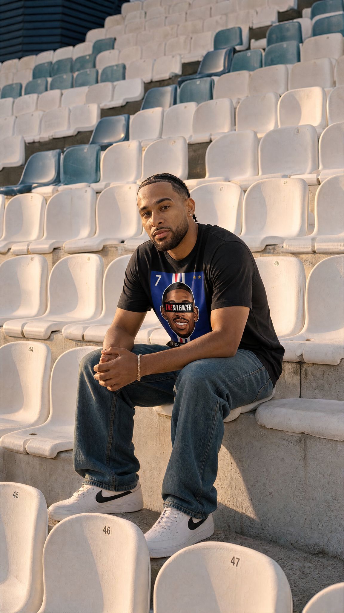 DearBBall Full Pack 4 T-Shirts - Midnight x Tricolor CDM Edition