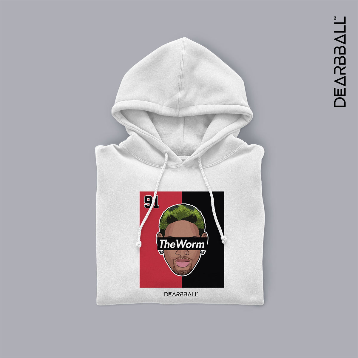 DearBBall Sweat à Capuche - TheWorm Bicolor Edition