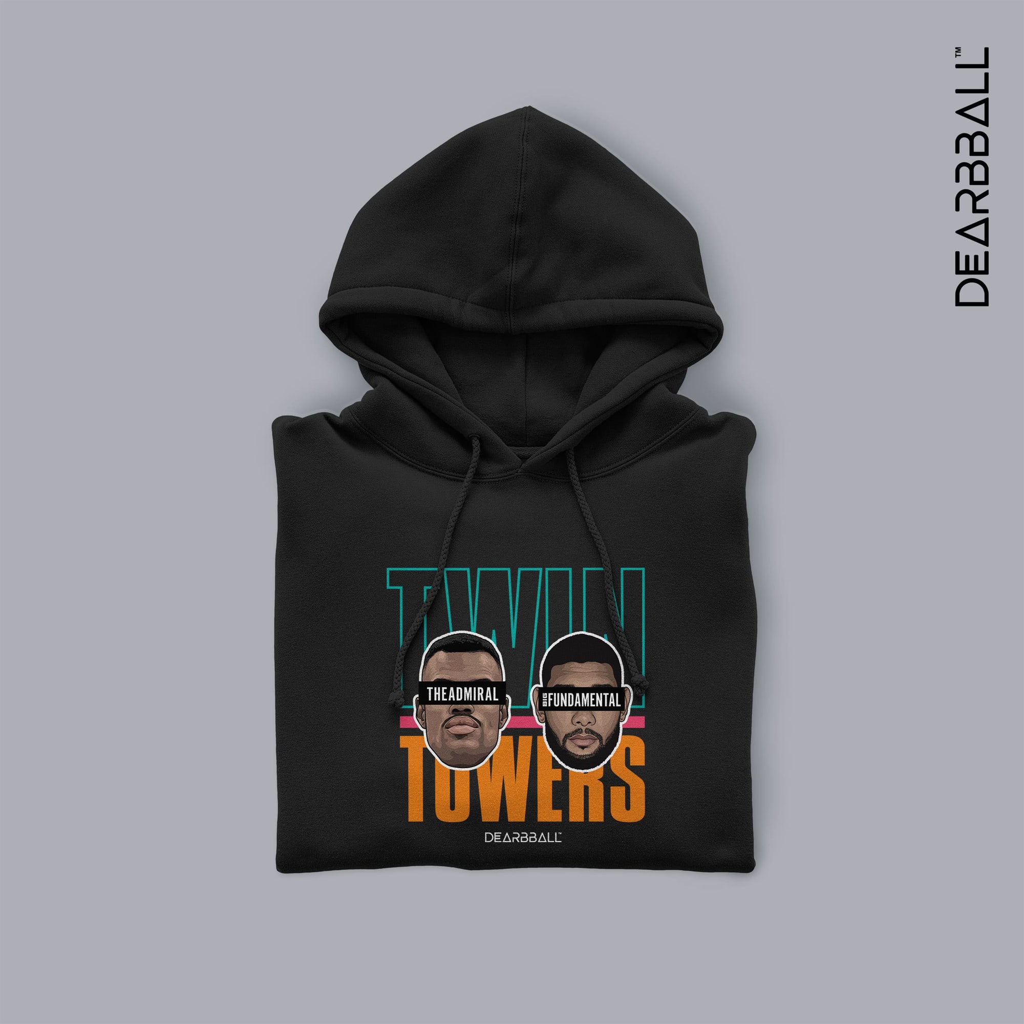 DearBBall Sweat à Capuche - Twin Towers San Antonio Edition