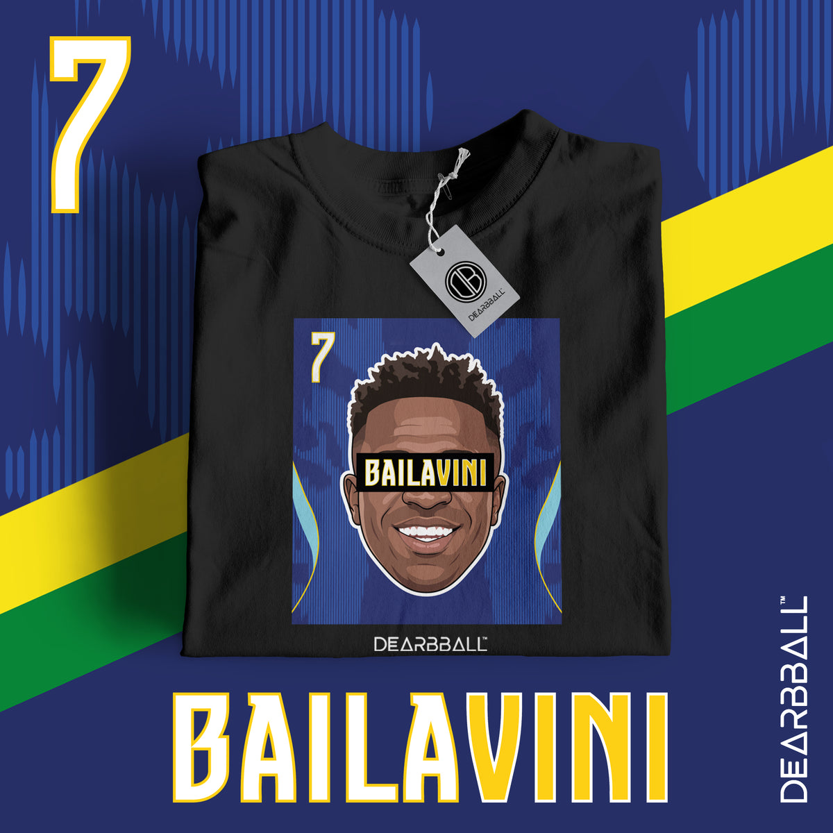 DearBBall T-skjorte - BAILA VINI Brazil Elite CDM Edition