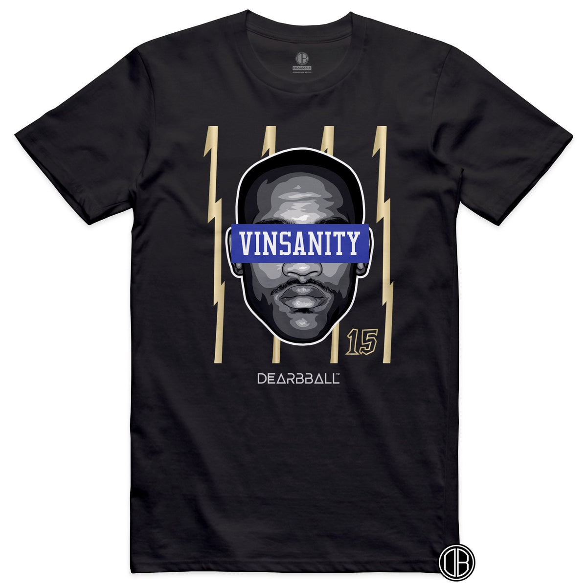 DearBBall T卹 - VINSANITY 黑色和金色版