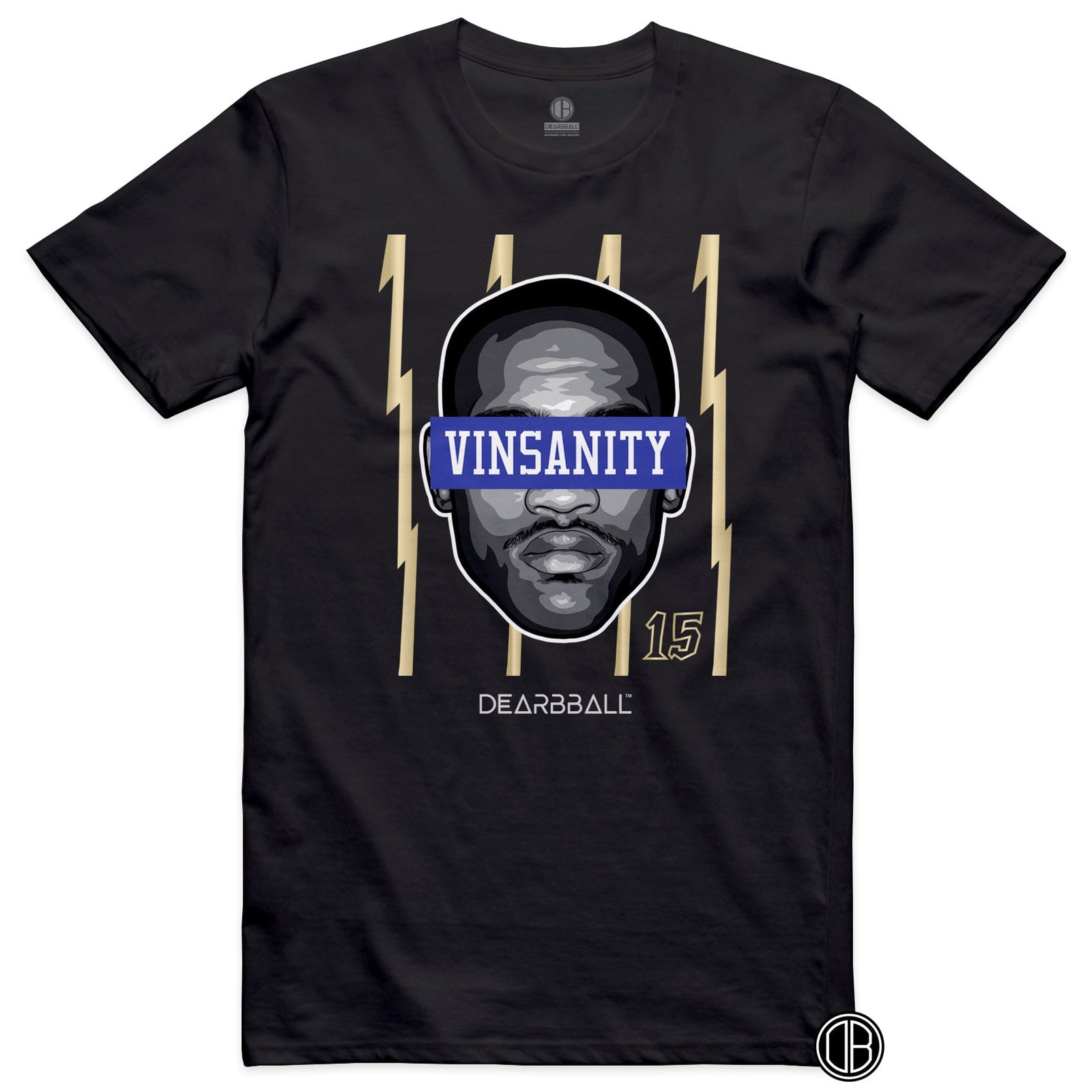 T-shirt DearBBall - Edição VINSANITY Black & Gold