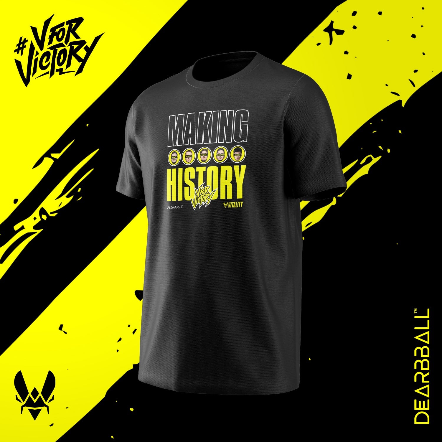 DearBBall Pack 2 T-shirt - Edizione Making History x ZYWOO Goat