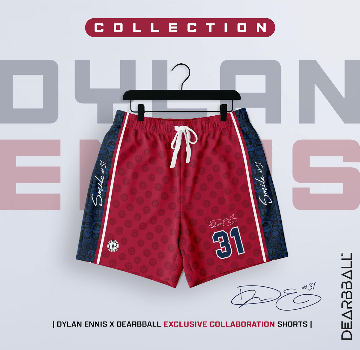 DearBBall Mote Shorts - ENNIS SMILE Edition