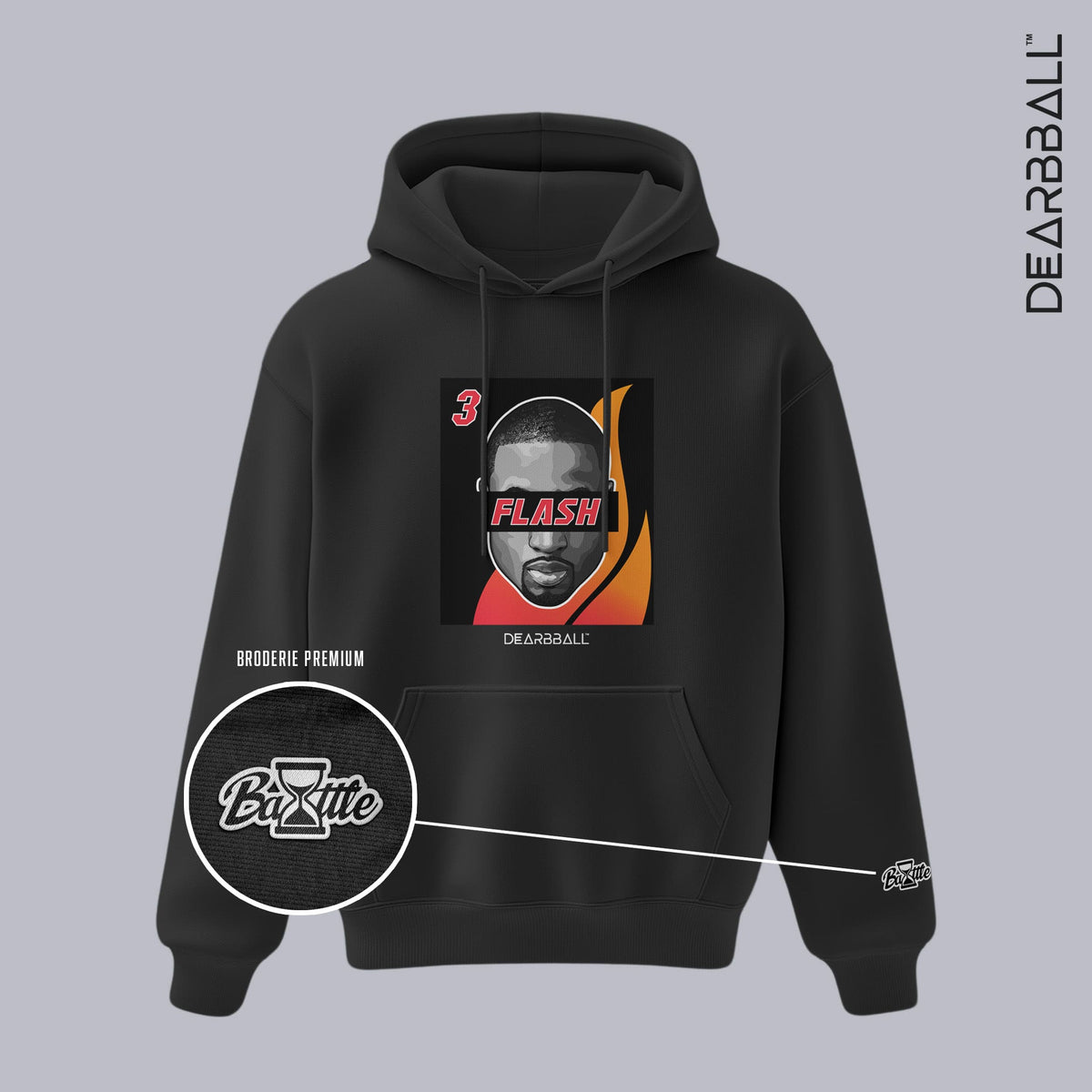 DearBBall Sweat à Capuche - FLASH FIRE BOG Premium Edition