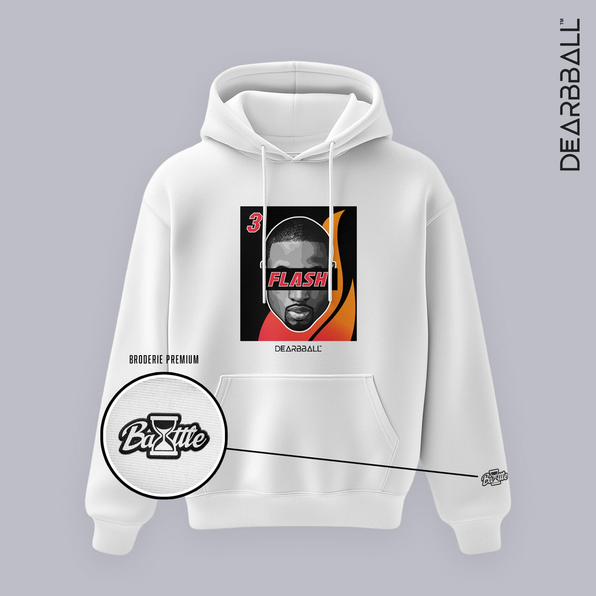DearBBall Sweat à Capuche - FLASH FIRE BOG Premium Edition