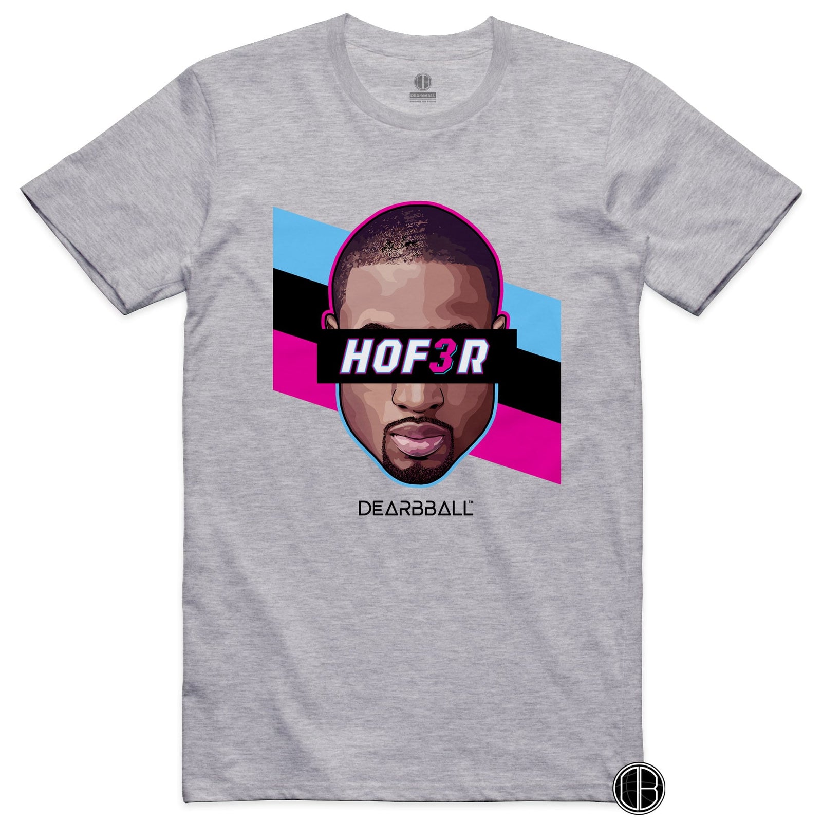 DearBBall T-Shirt - HOF3R Vice City Stripes Edition