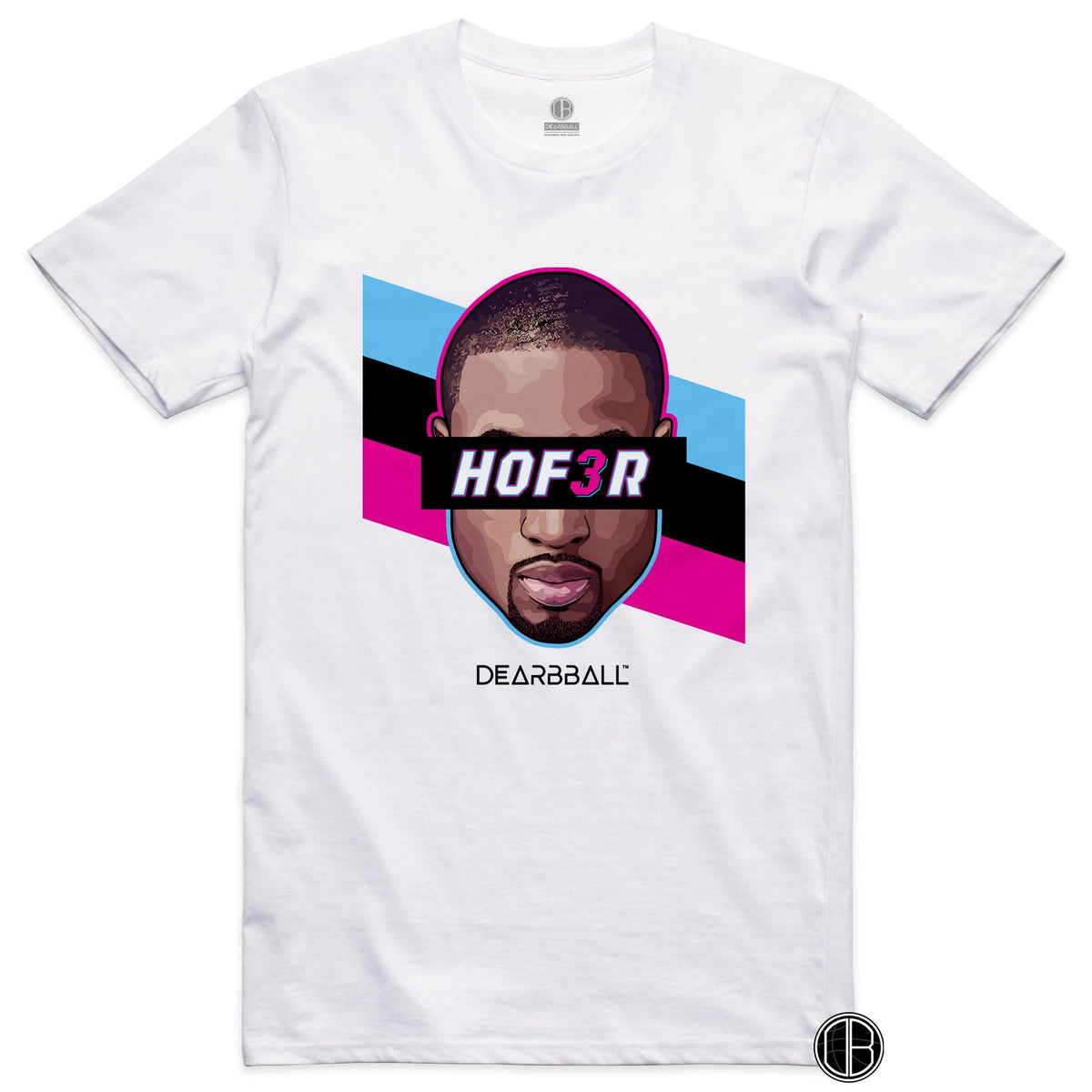 DearBBall T卹 - HOF3R Vice City Stripes 版