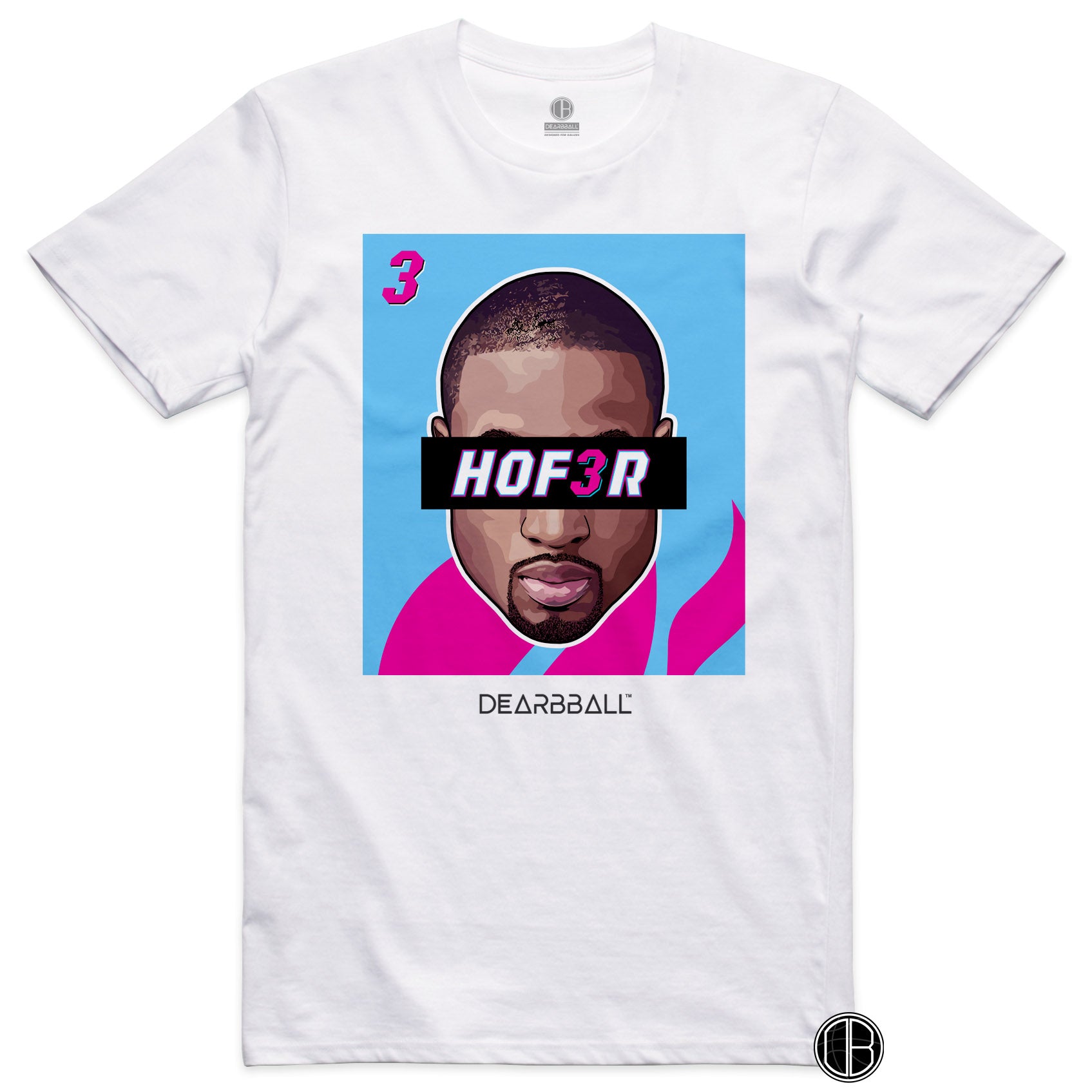 DearBBall T-Shirt - HALL of FAMER 3 Miami Vice City