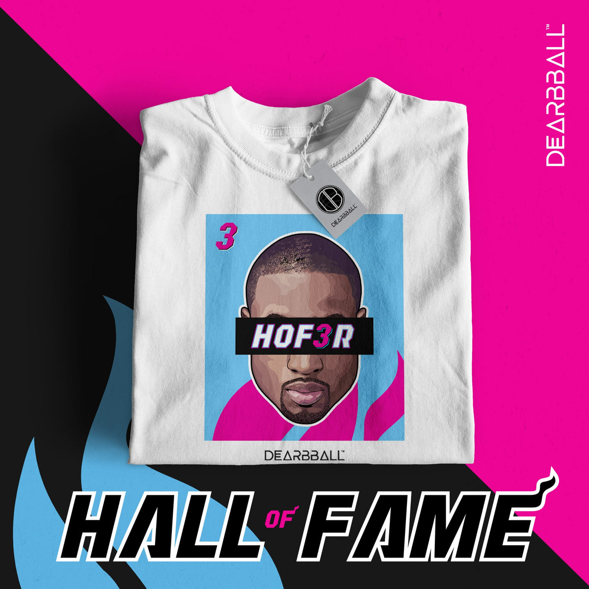 T-shirt DearBBall - Edição HOF3R Vice City
